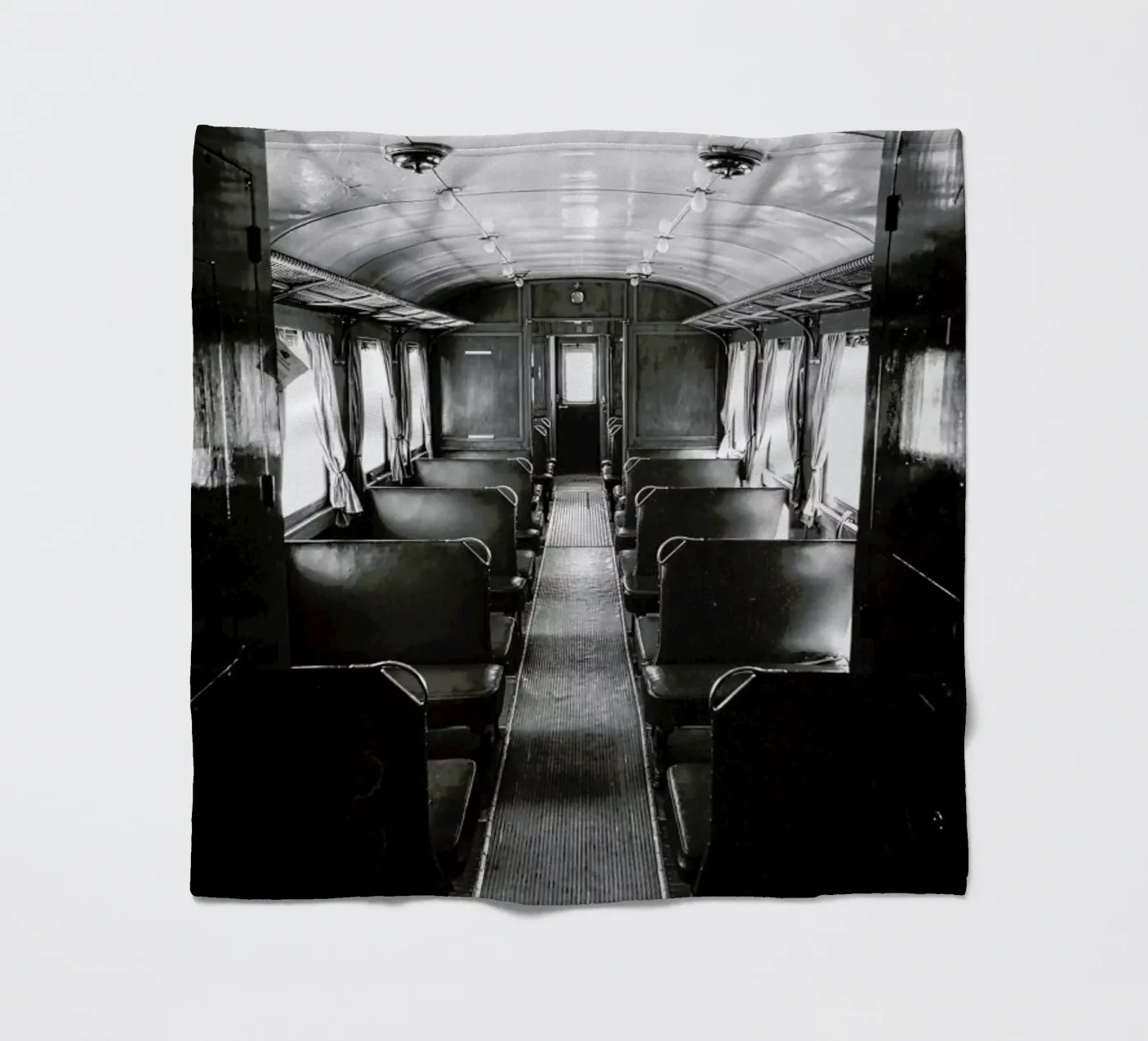 Ghost Train fleece blanket by In Full Color
