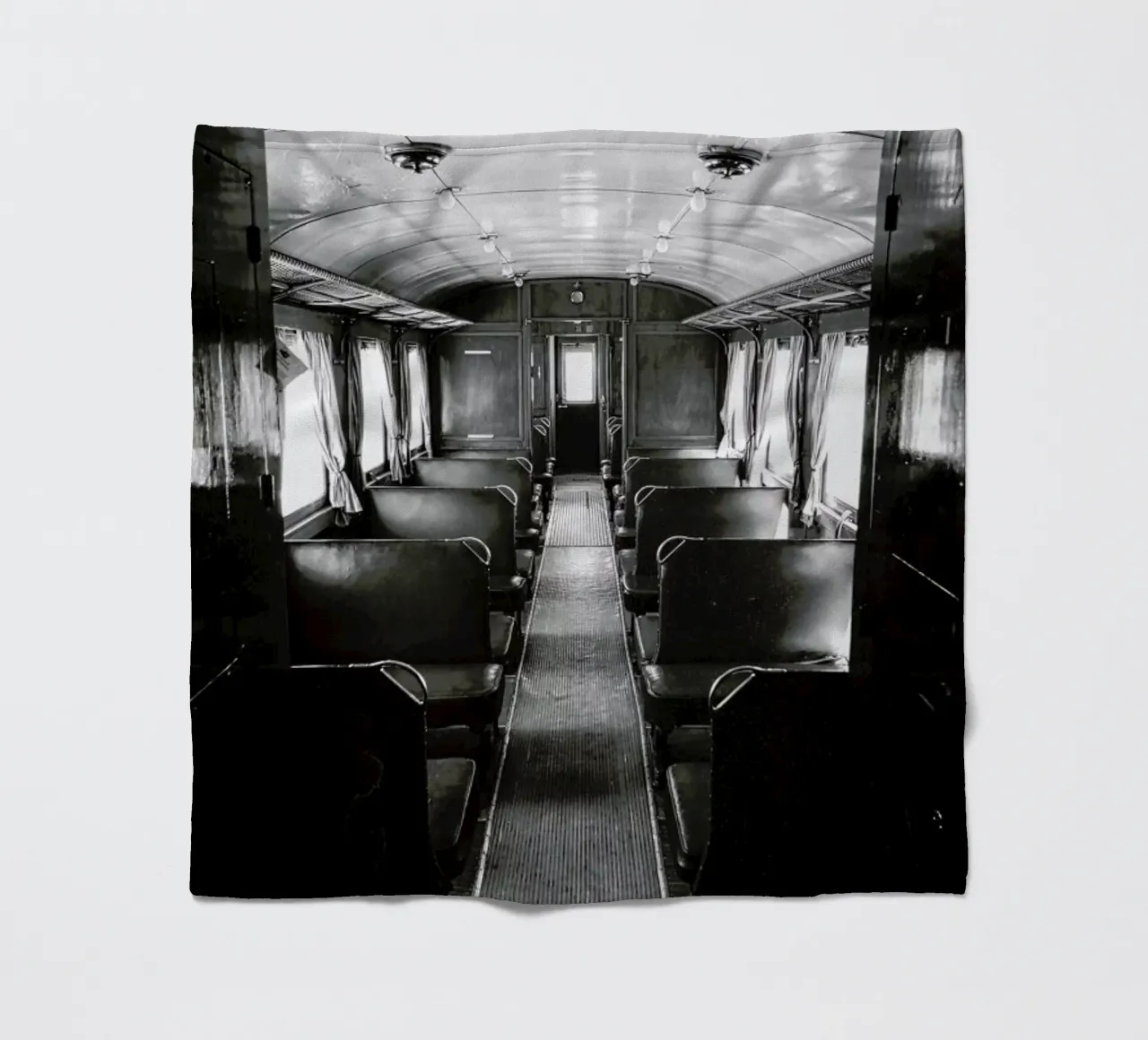 Ghost Train fleece blanket by In Full Color