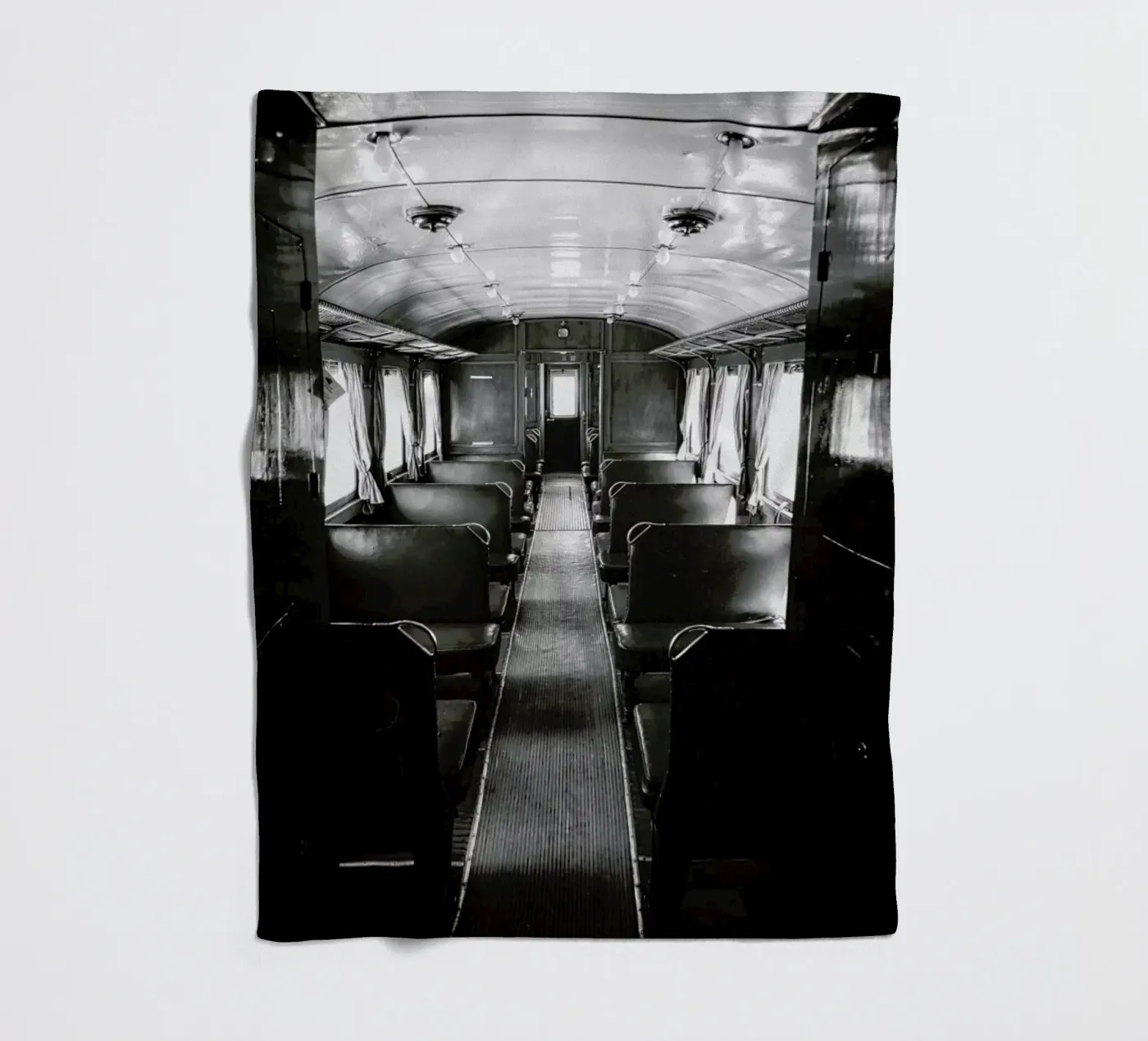 Ghost Train fleece blanket by In Full Color