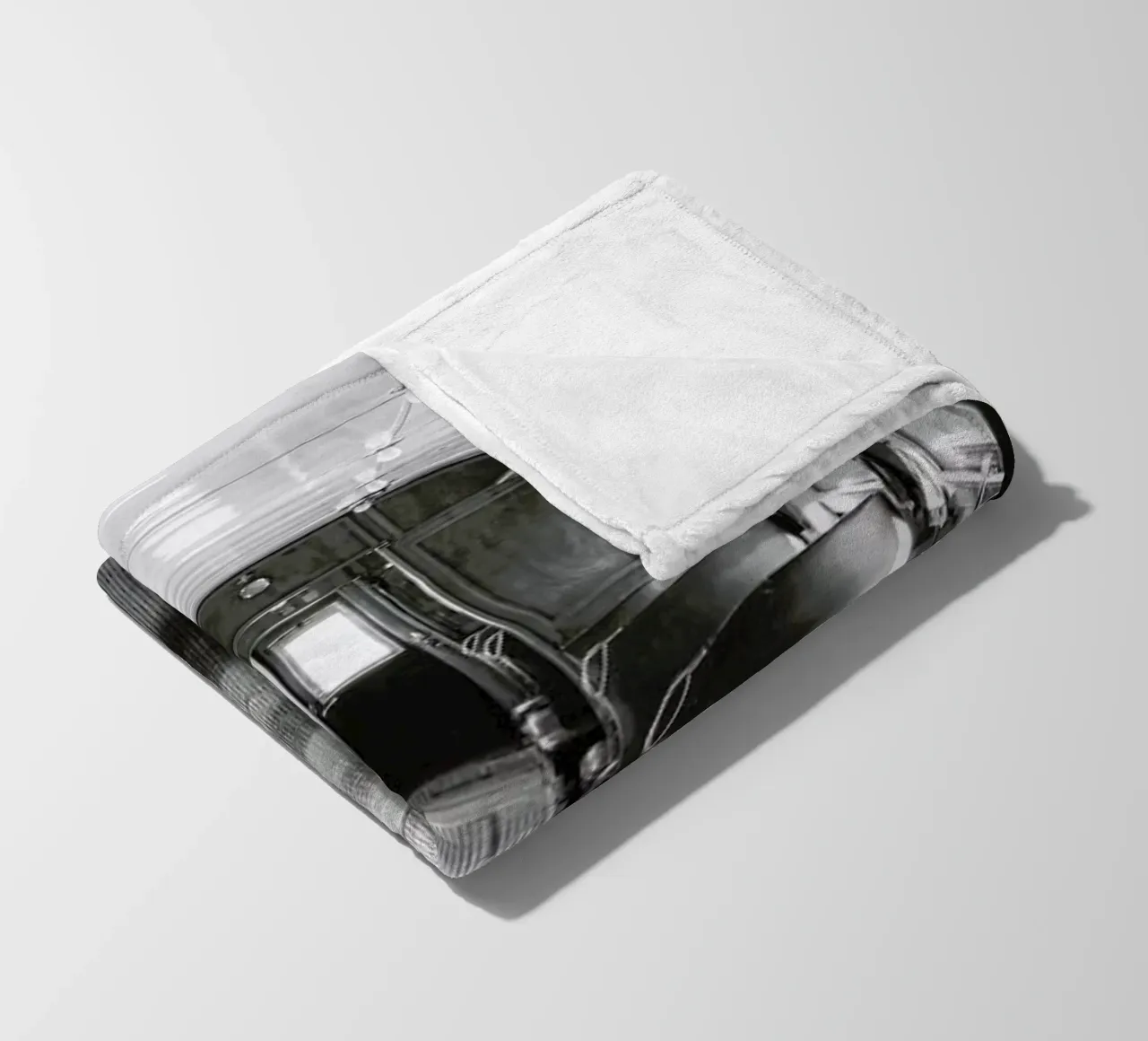 Ghost Train fleece blanket by In Full Color