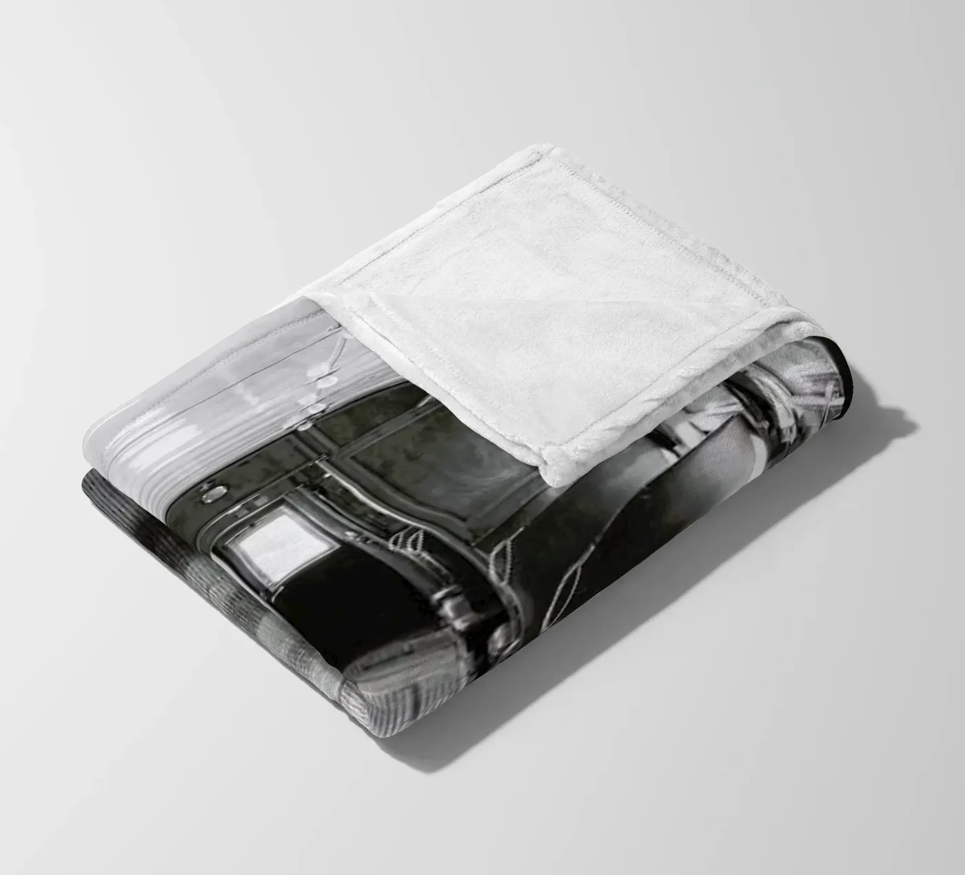 Ghost Train fleece blanket by In Full Color