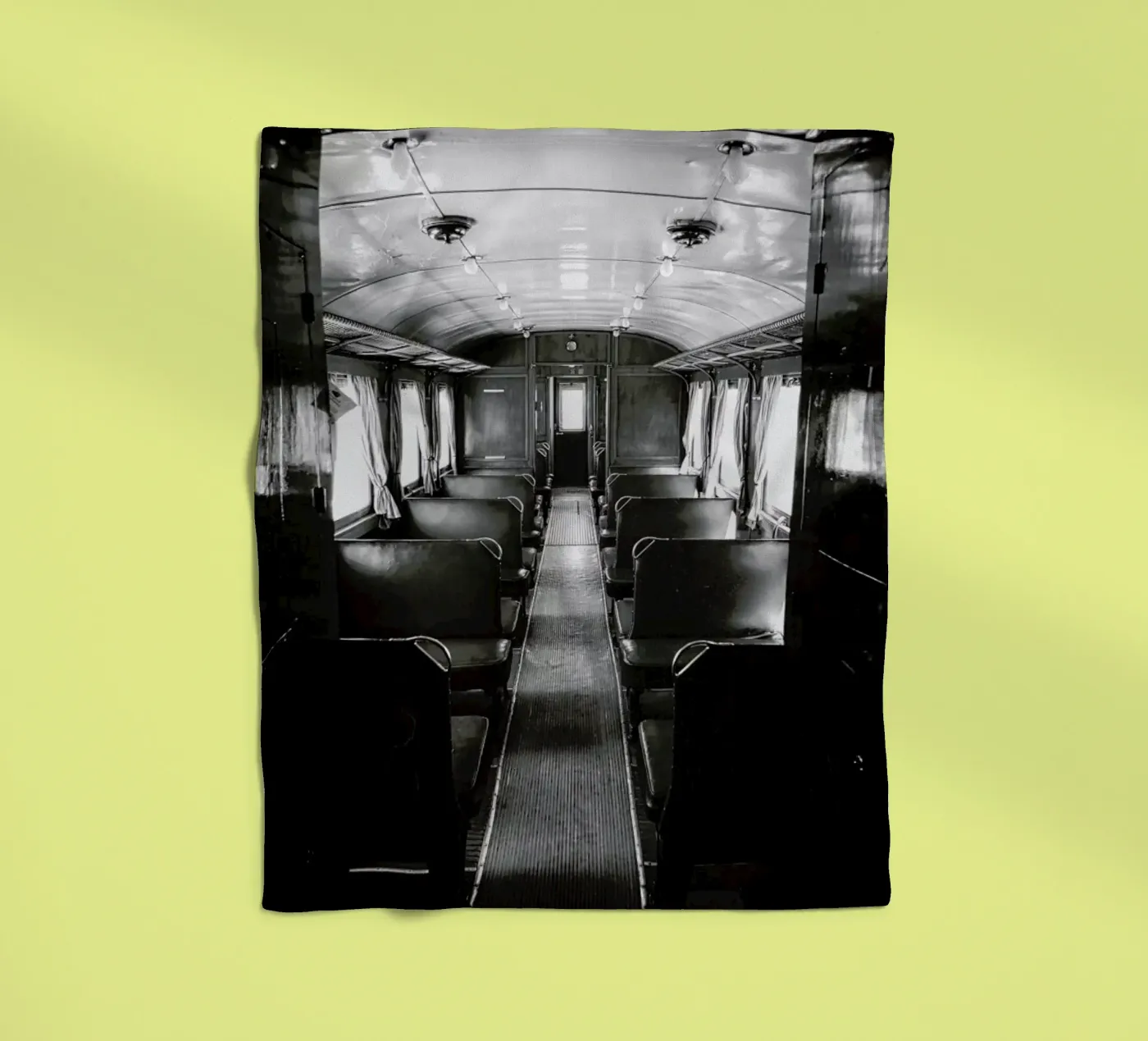 Ghost Train fleece blanket by In Full Color