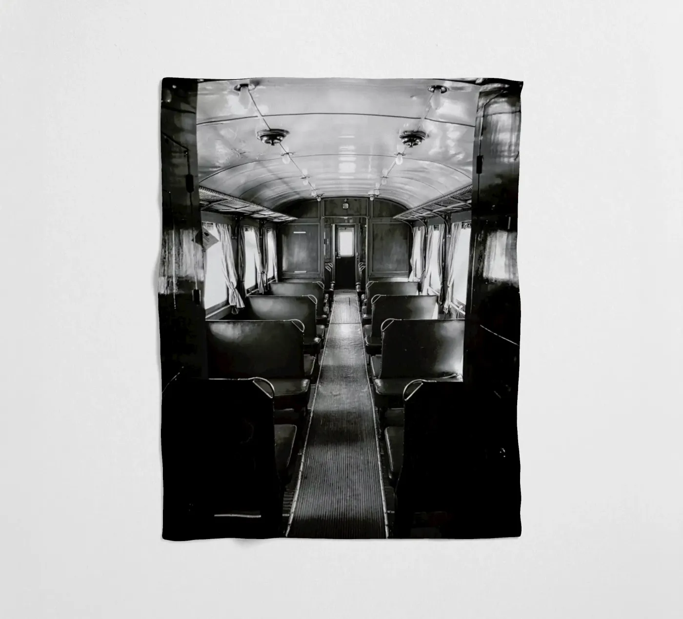 Ghost Train fleece blanket by In Full Color