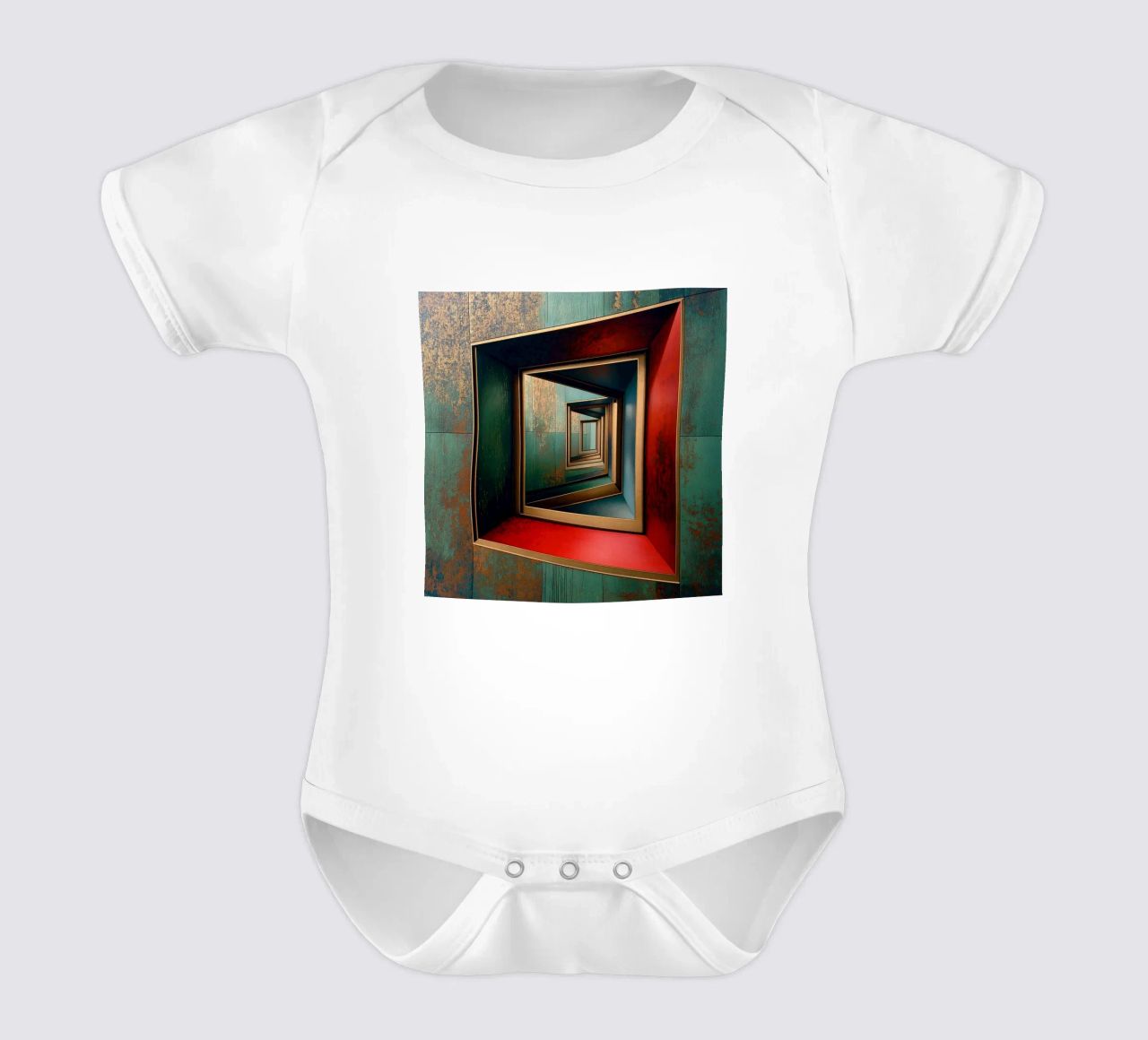 Infinite windows short-sleeve baby romper by Motivate-Today
