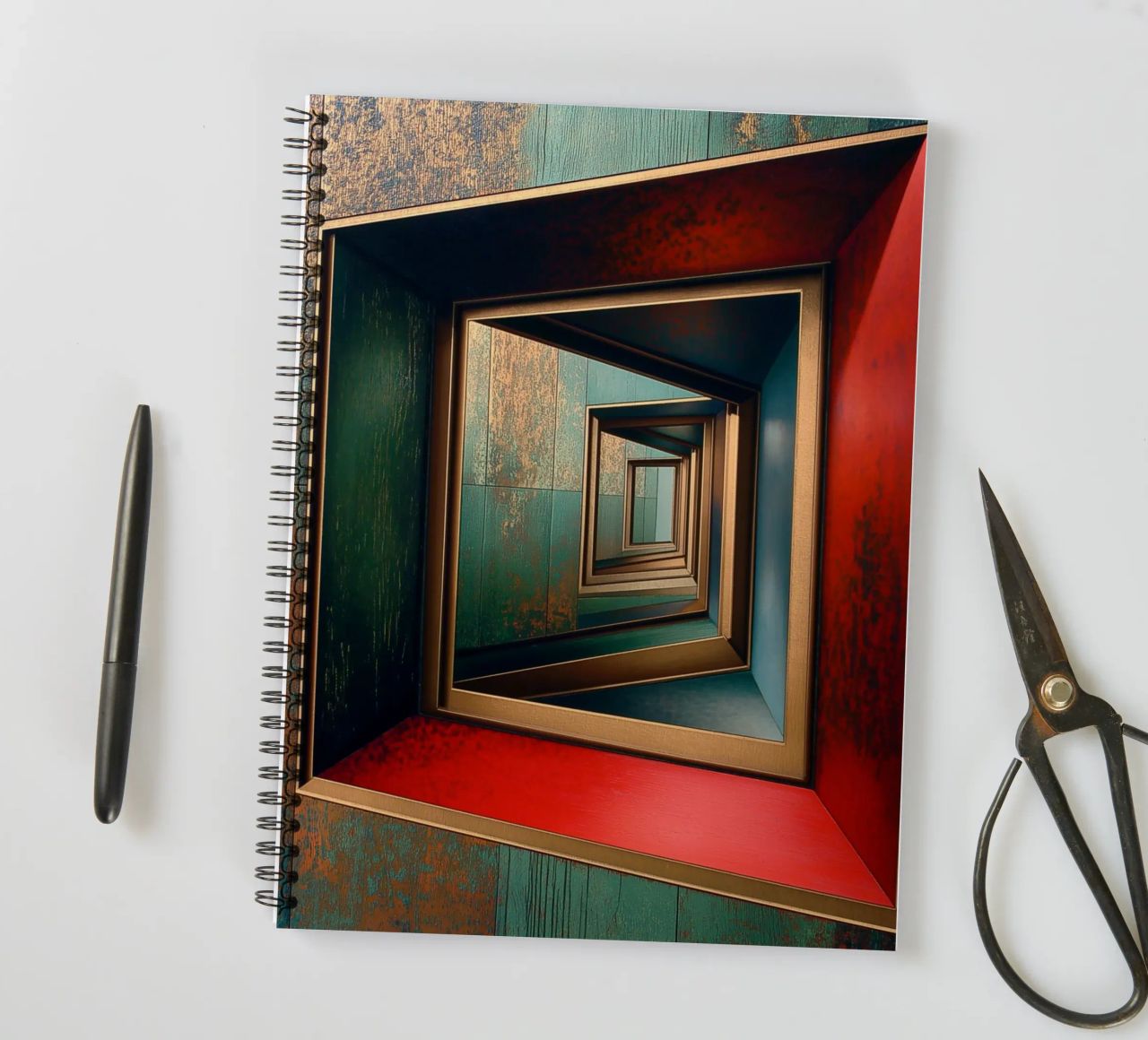 Infinite windows spiral notebook by Motivate-Today