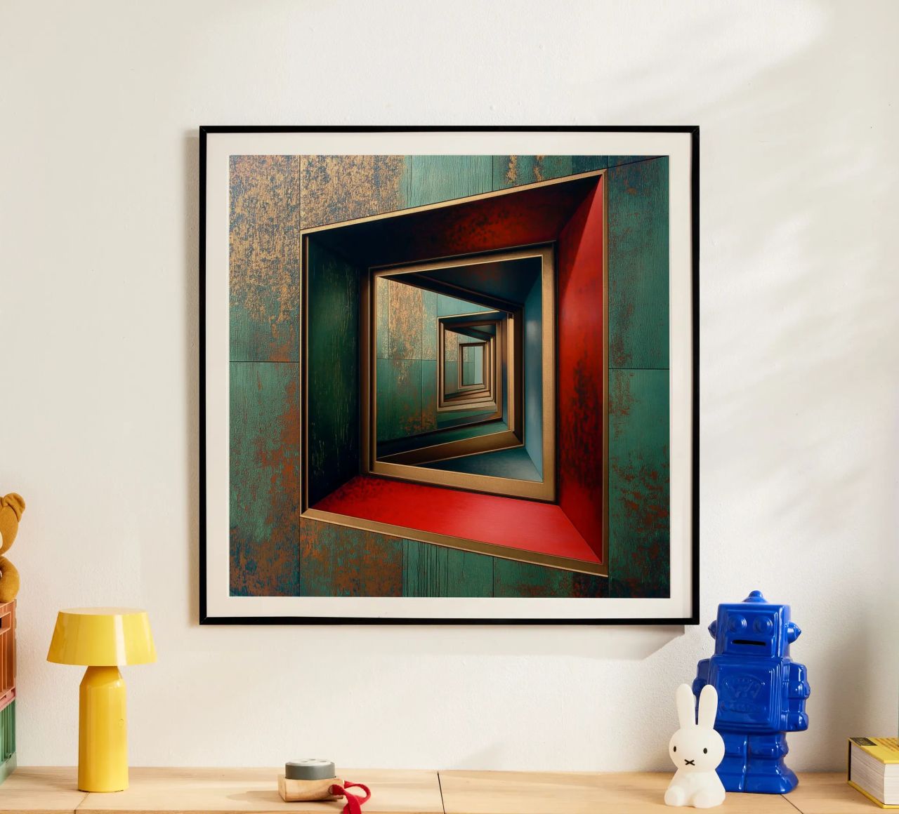 Infinite windows poster with plastic frame by Motivate-Today