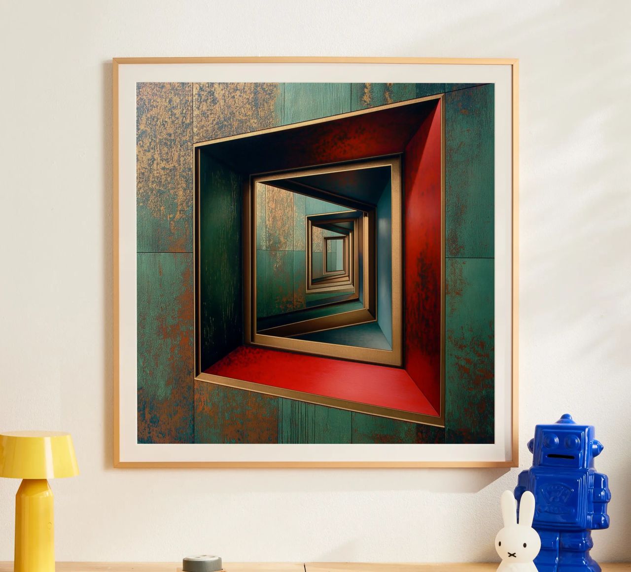 Infinite windows poster with plastic frame by Motivate-Today