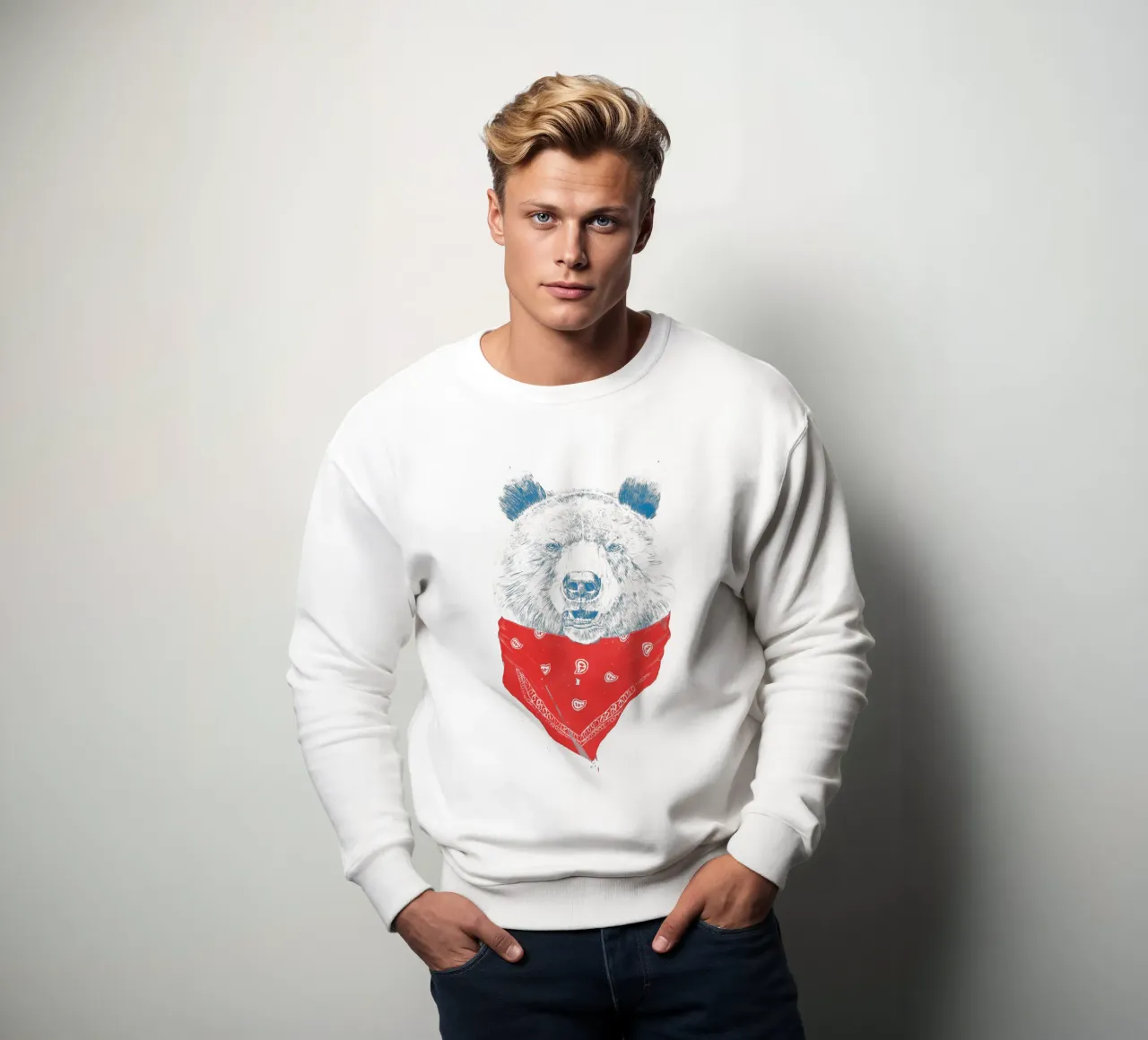 Wild Bear felpa da Balazs Solti