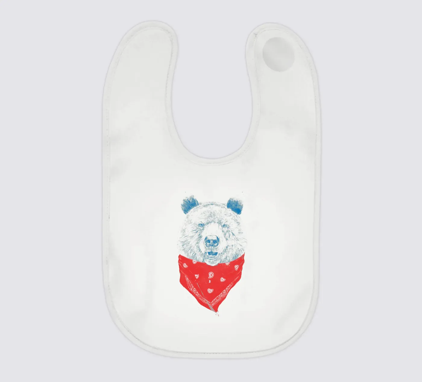 Wild Bear Babylätzchen von Balazs Solti