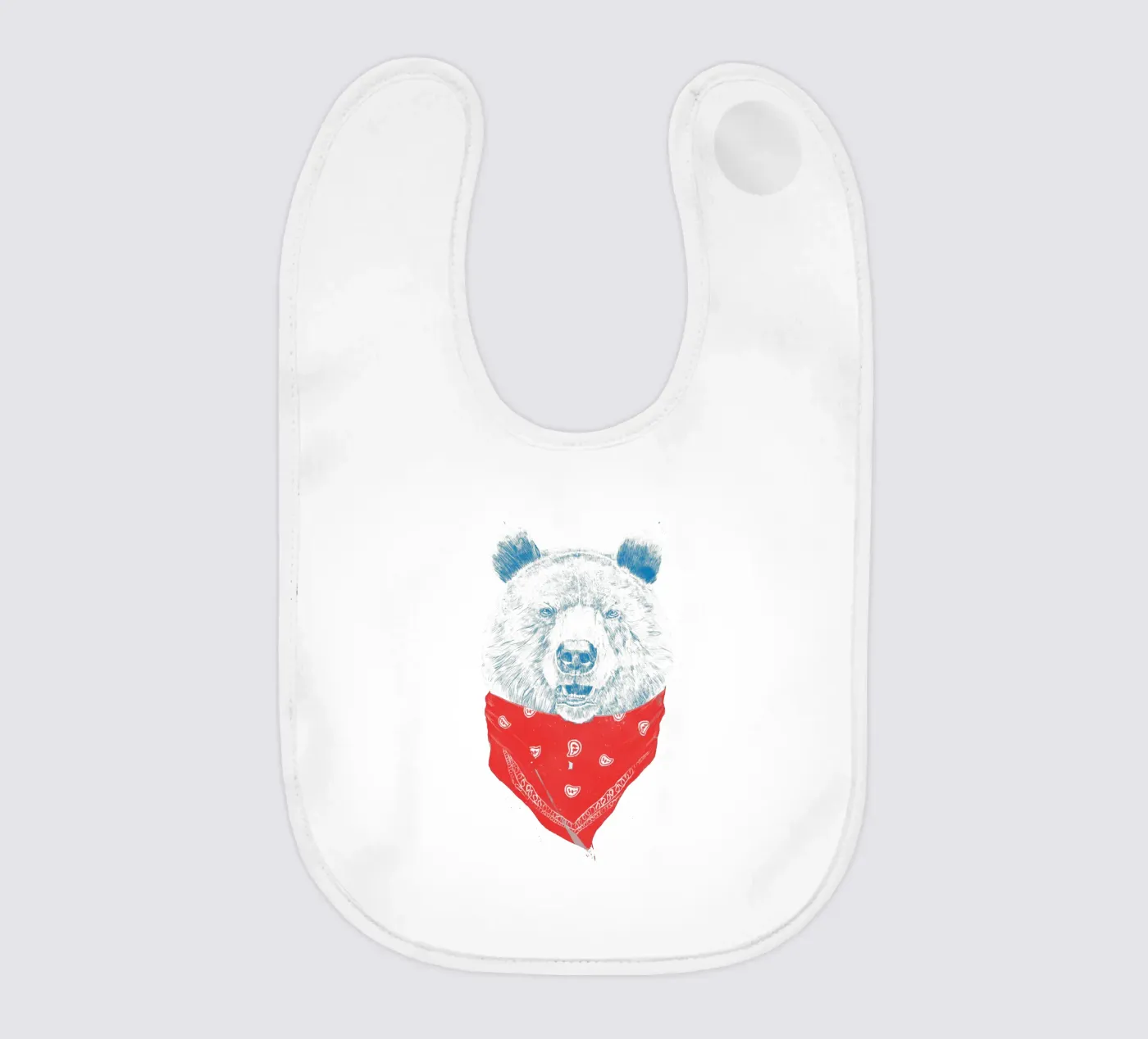 Wild Bear Babylätzchen von Balazs Solti