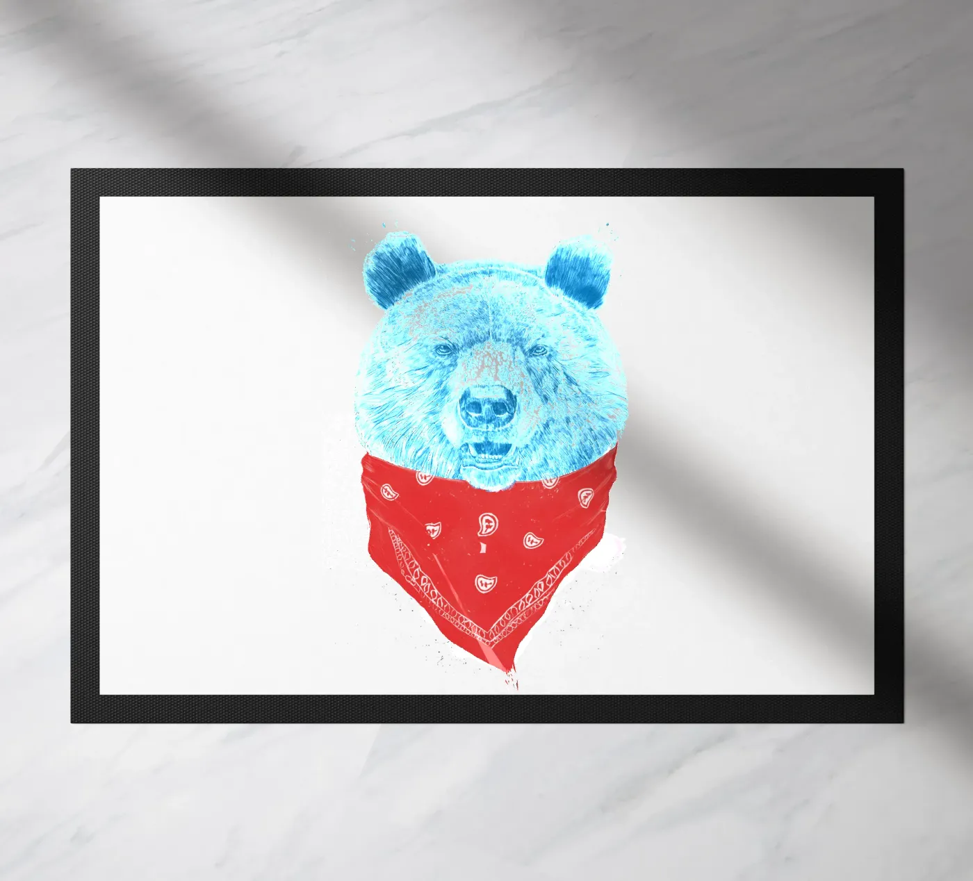 Wild Bear deurmat van Balazs Solti