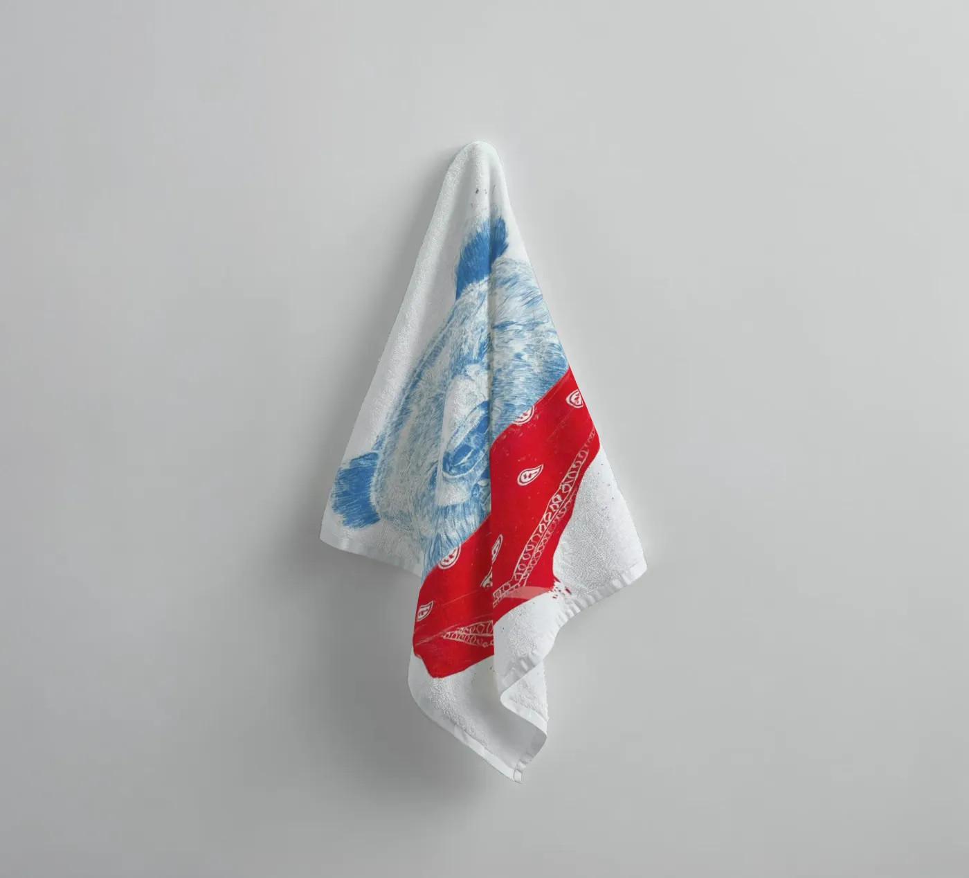 Wild Bear badhanddoek van Balazs Solti