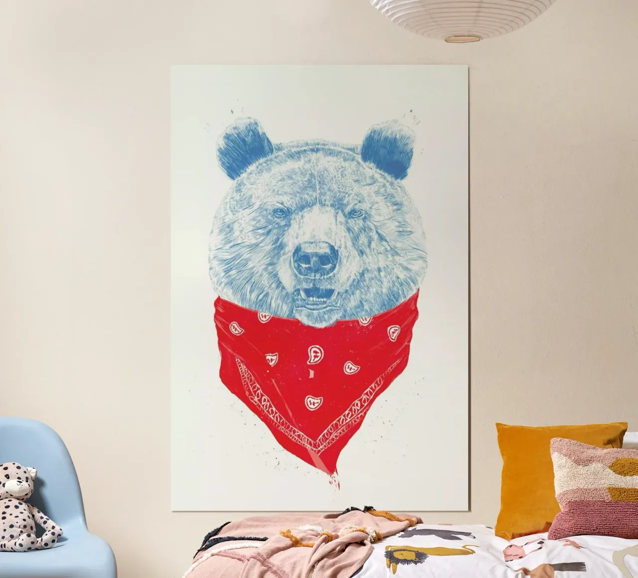 Wild Bear Poster von Balazs Solti