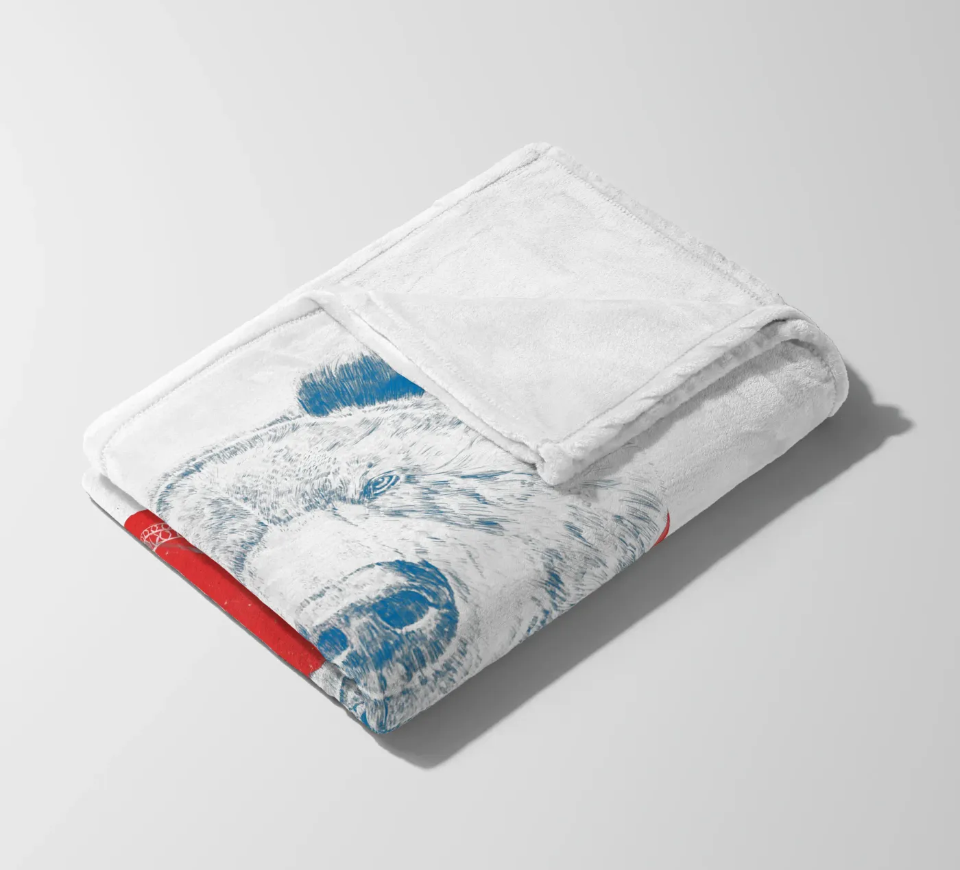 Wild Bear fleece blanket by Balazs Solti