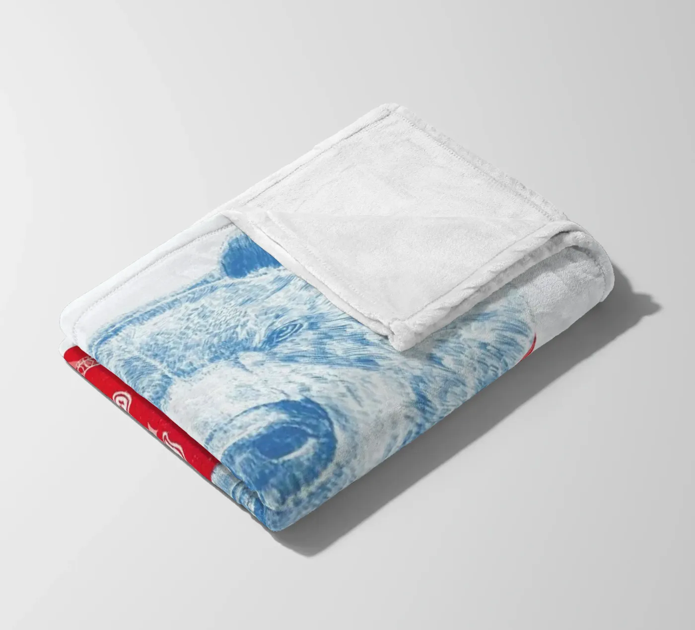 Wild Bear fleece blanket by Balazs Solti