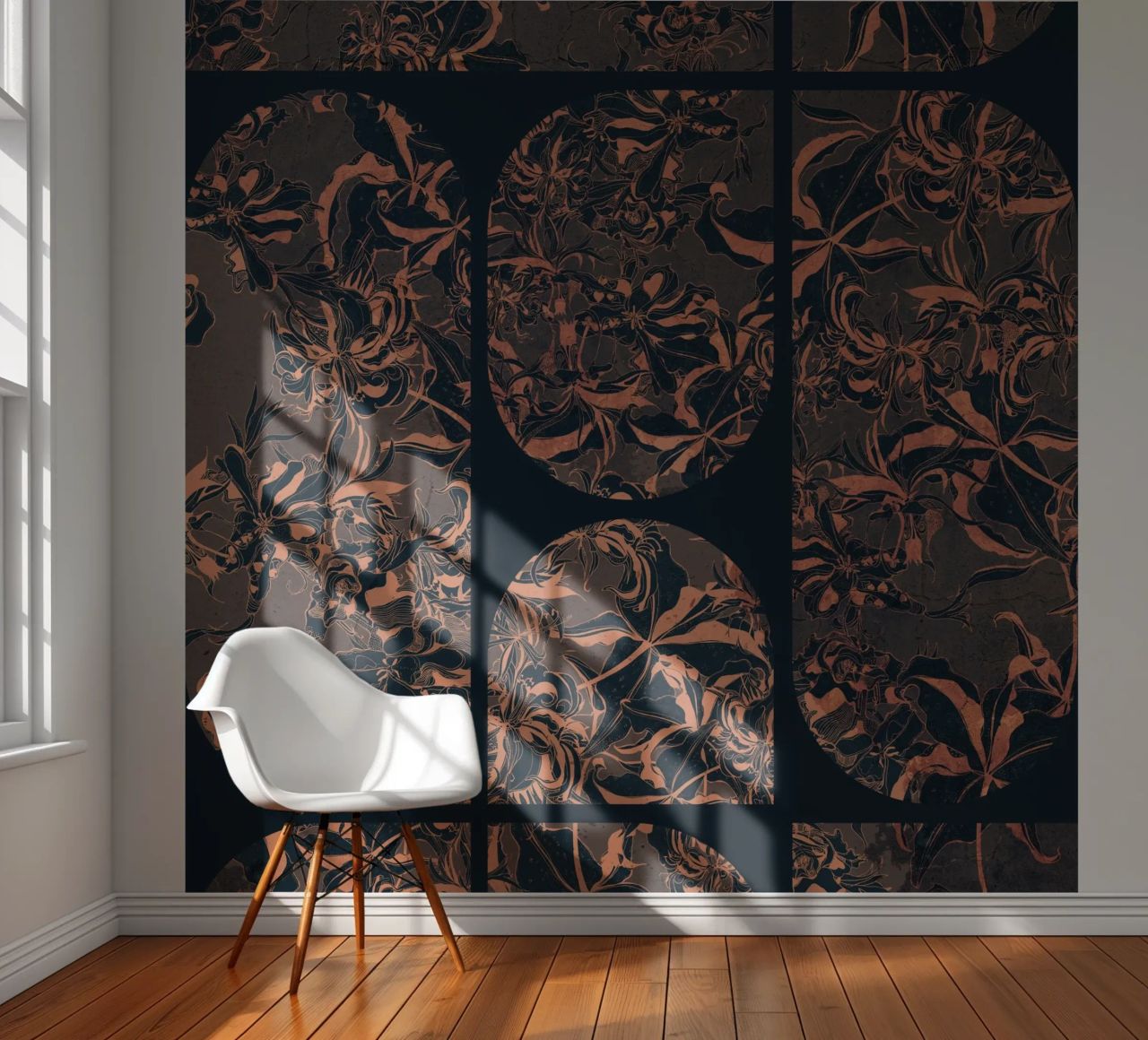shapes and flowers1 photo wallpaper by Giulio Iurissevich