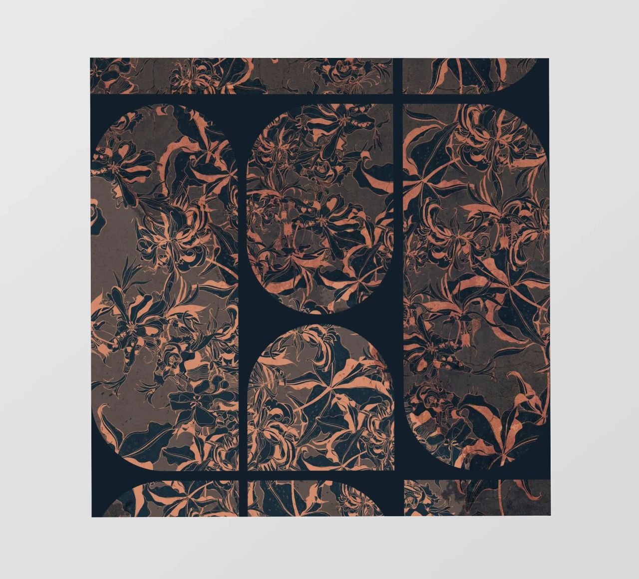 shapes and flowers1 photo wallpaper by Giulio Iurissevich