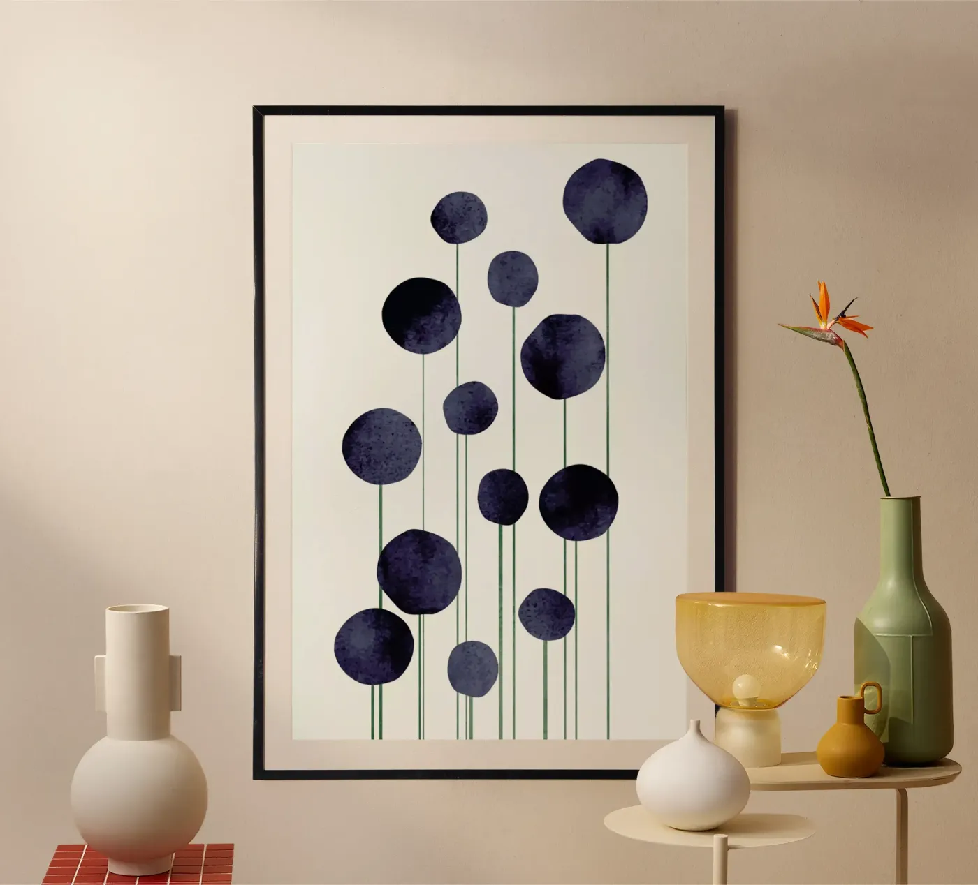 Waterflowers poster de Kubistika