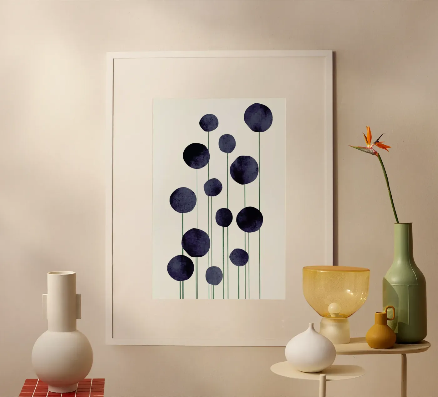 Waterflowers poster de Kubistika