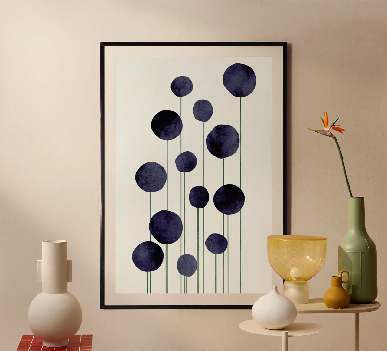 Waterflowers poster van Kubistika
