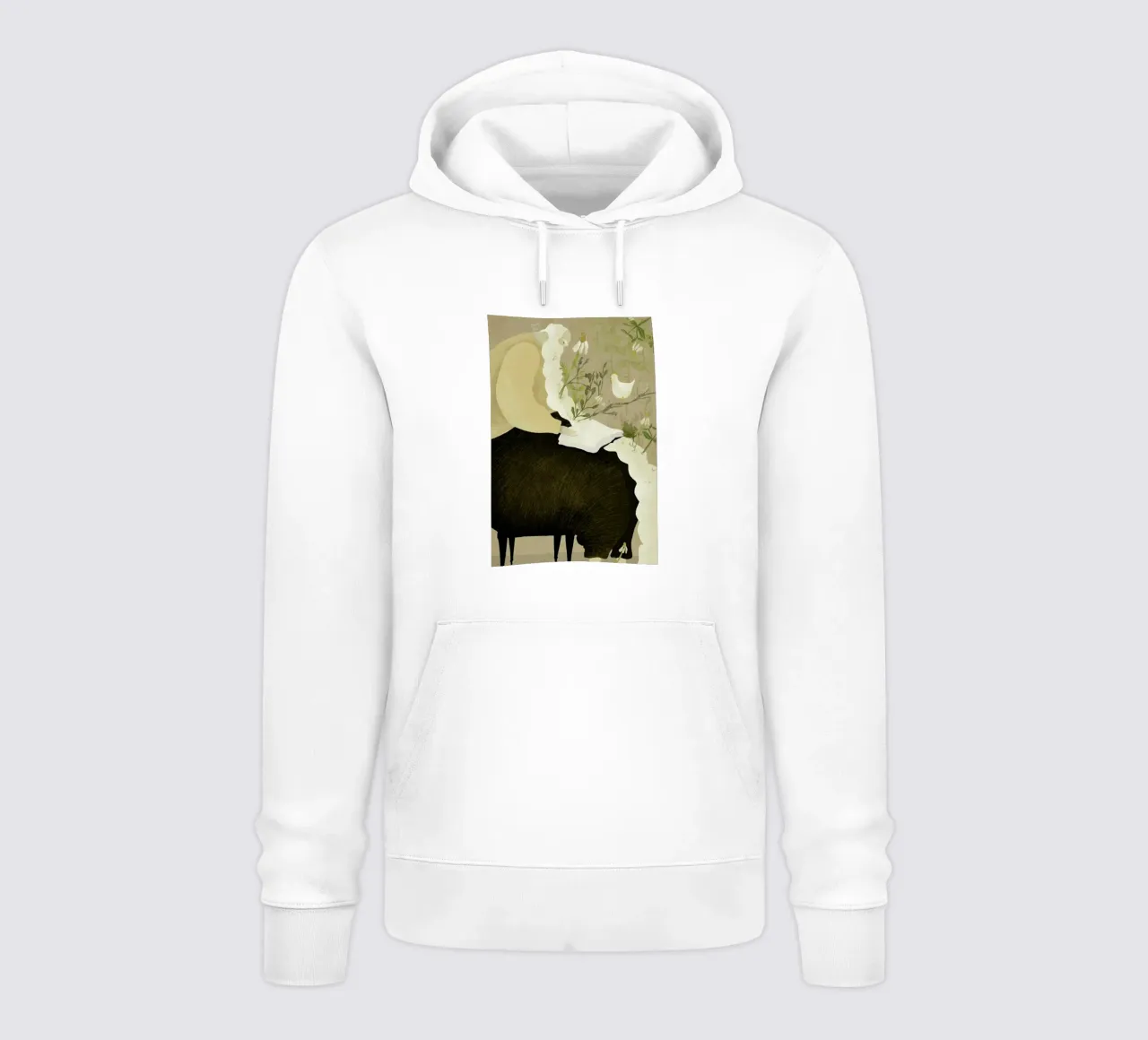 Man With Beard Hoodie von Amalia Restrepo
