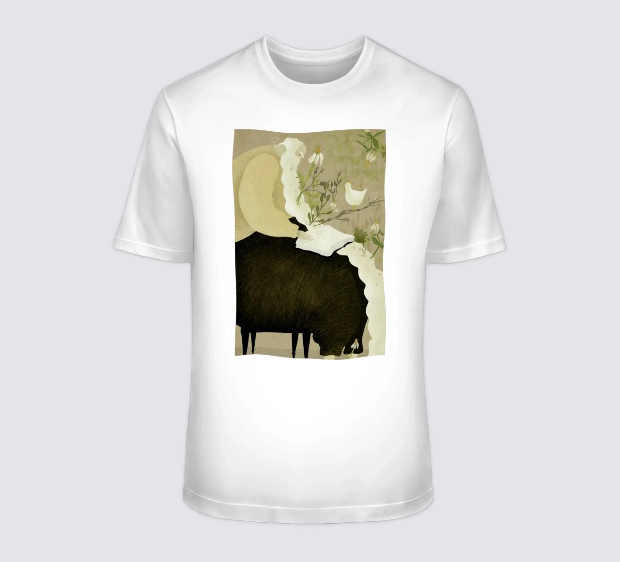 Man With Beard t-shirt de Amalia Restrepo