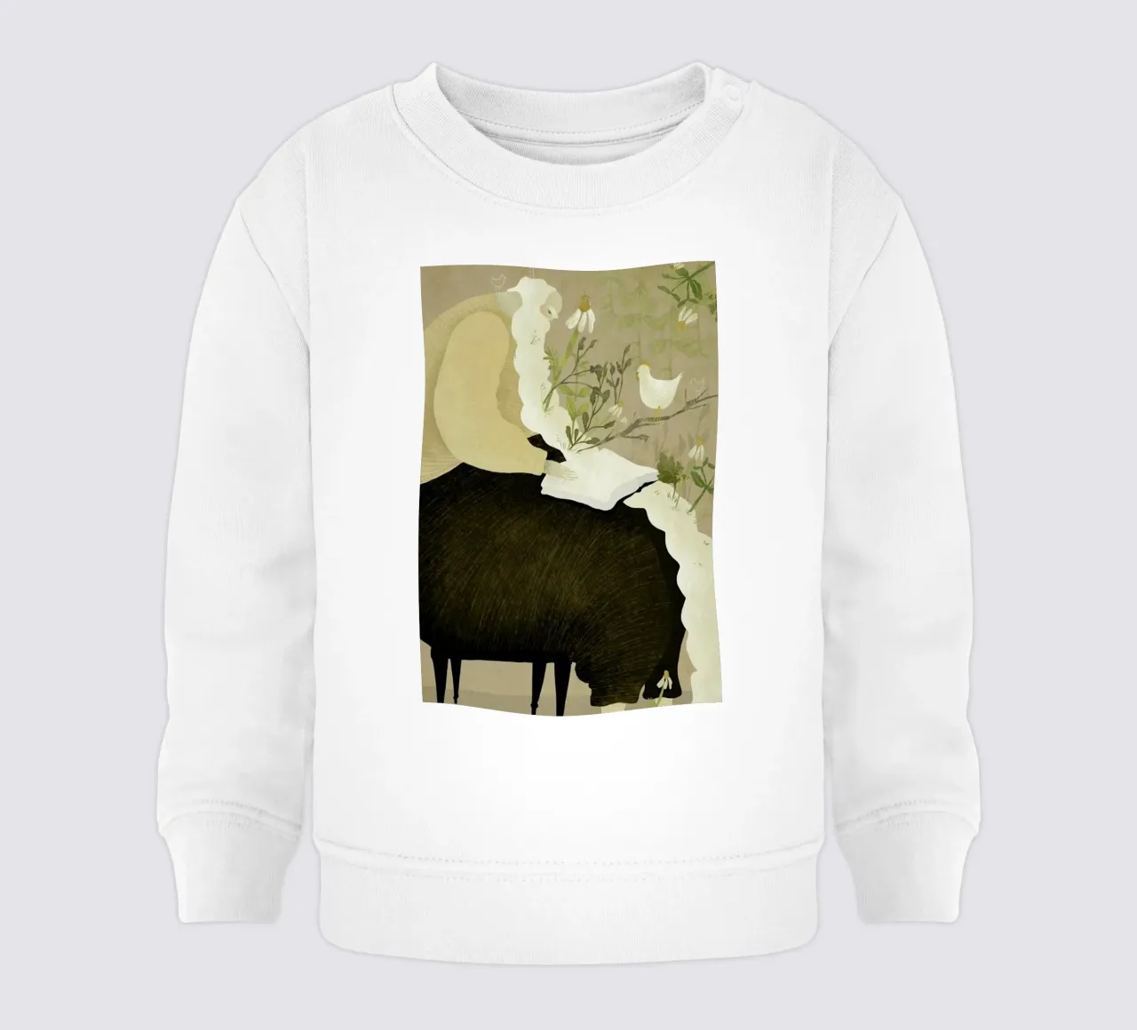 Man With Beard sweat pour bébé de Amalia Restrepo
