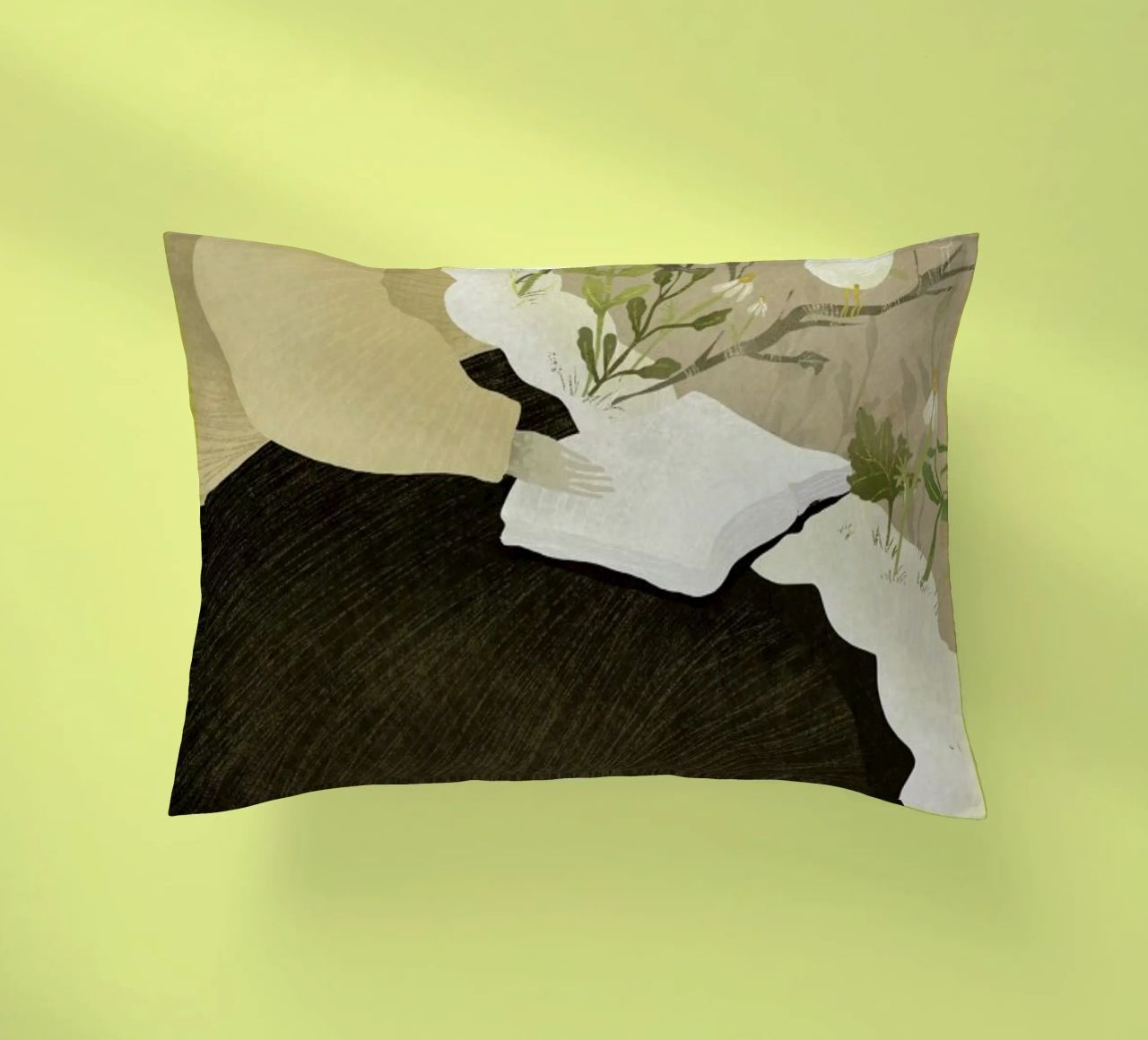 Man With Beard coussin de Amalia Restrepo