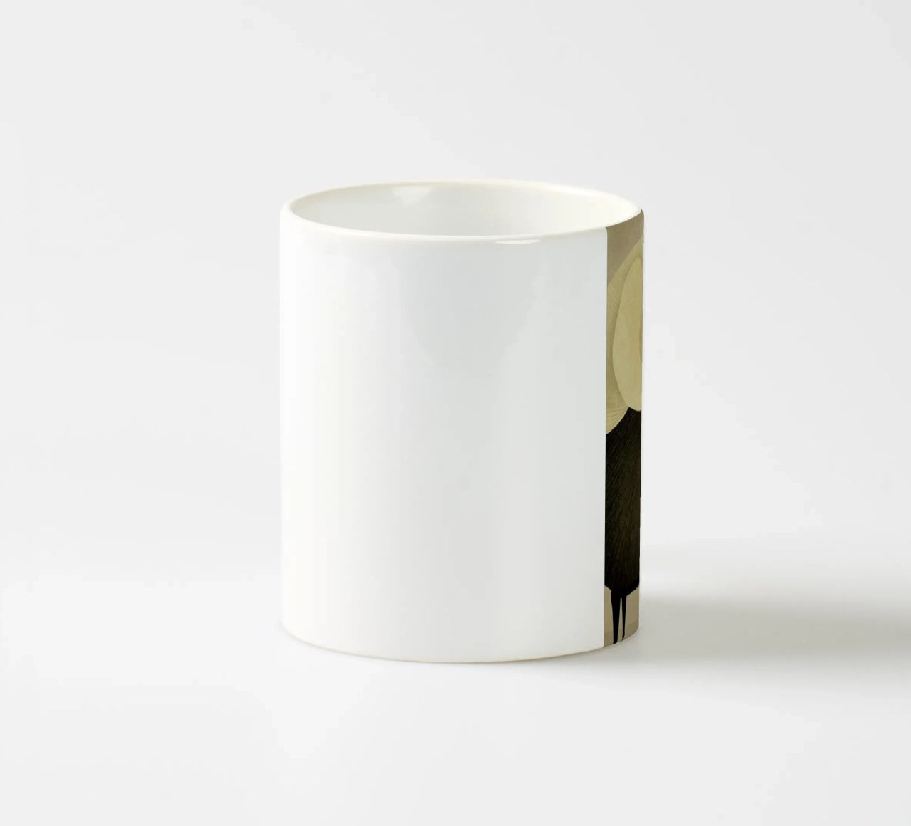 Man With Beard mug en céramique de Amalia Restrepo