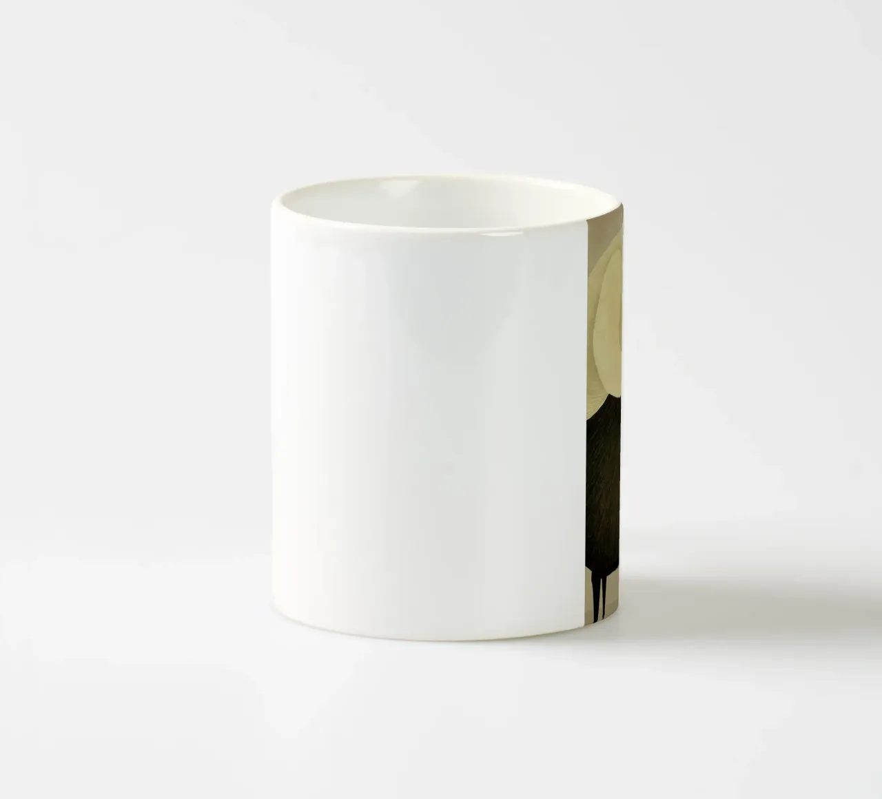 Man With Beard Keramik Tasse von Amalia Restrepo