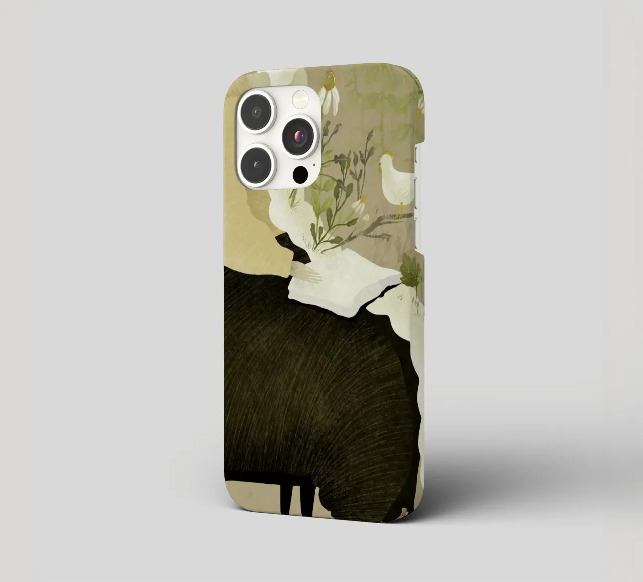 Man With Beard cover iphone da Amalia Restrepo