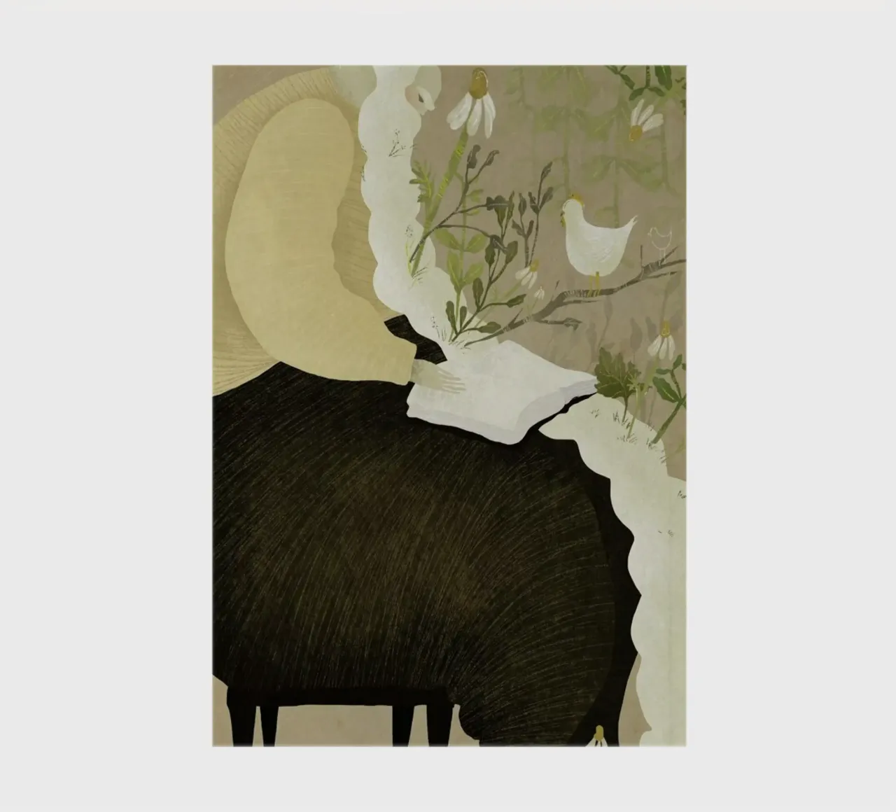 Man With Beard notebook by Amalia Restrepo