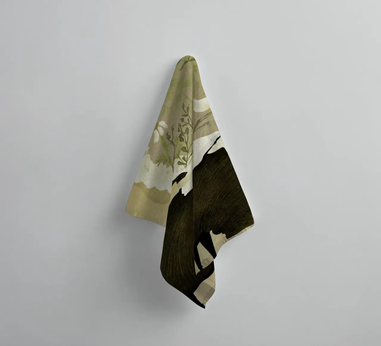 Man With Beard asciugamano da bagno da Amalia Restrepo