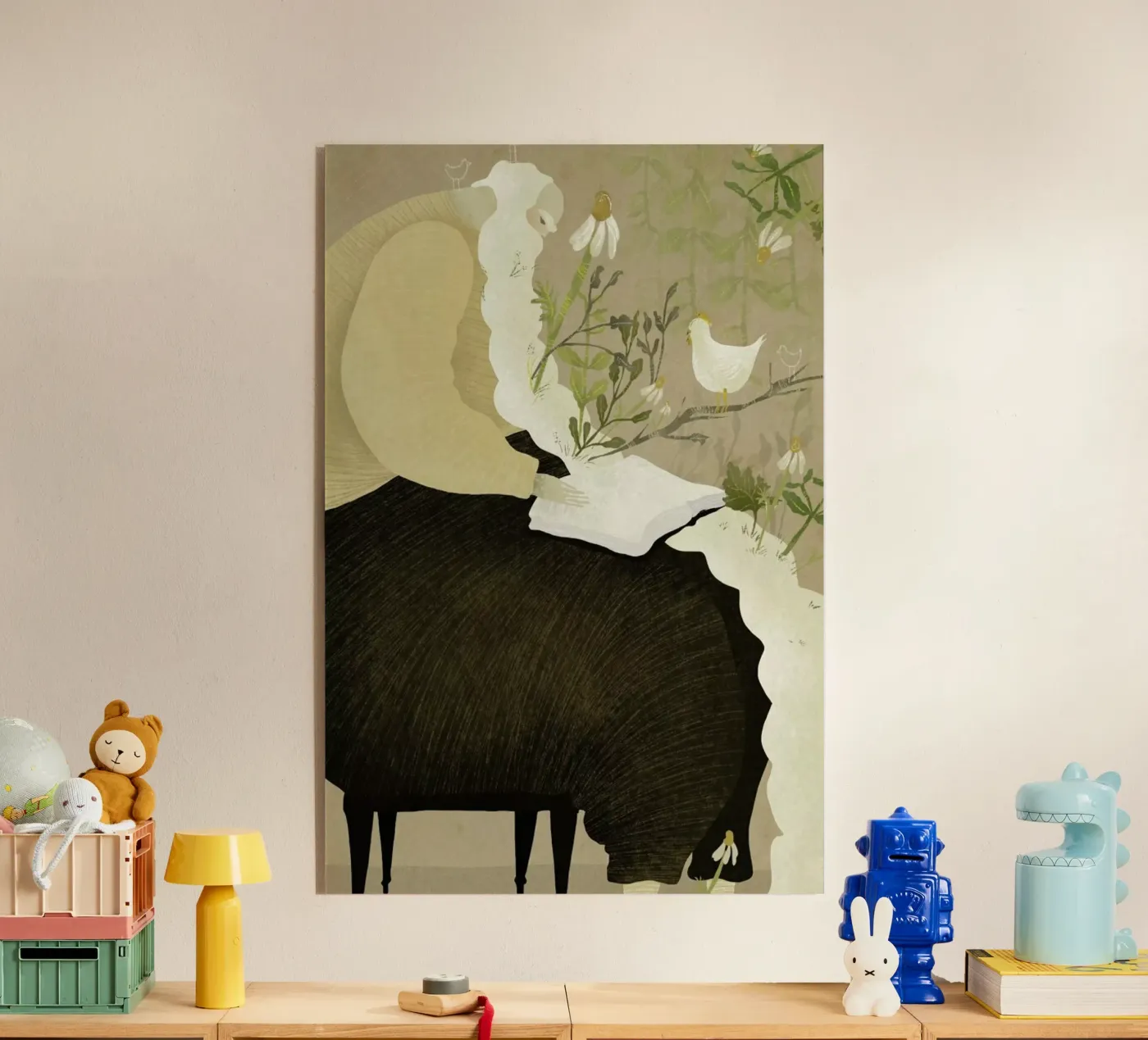 Man With Beard plexiglass da Amalia Restrepo