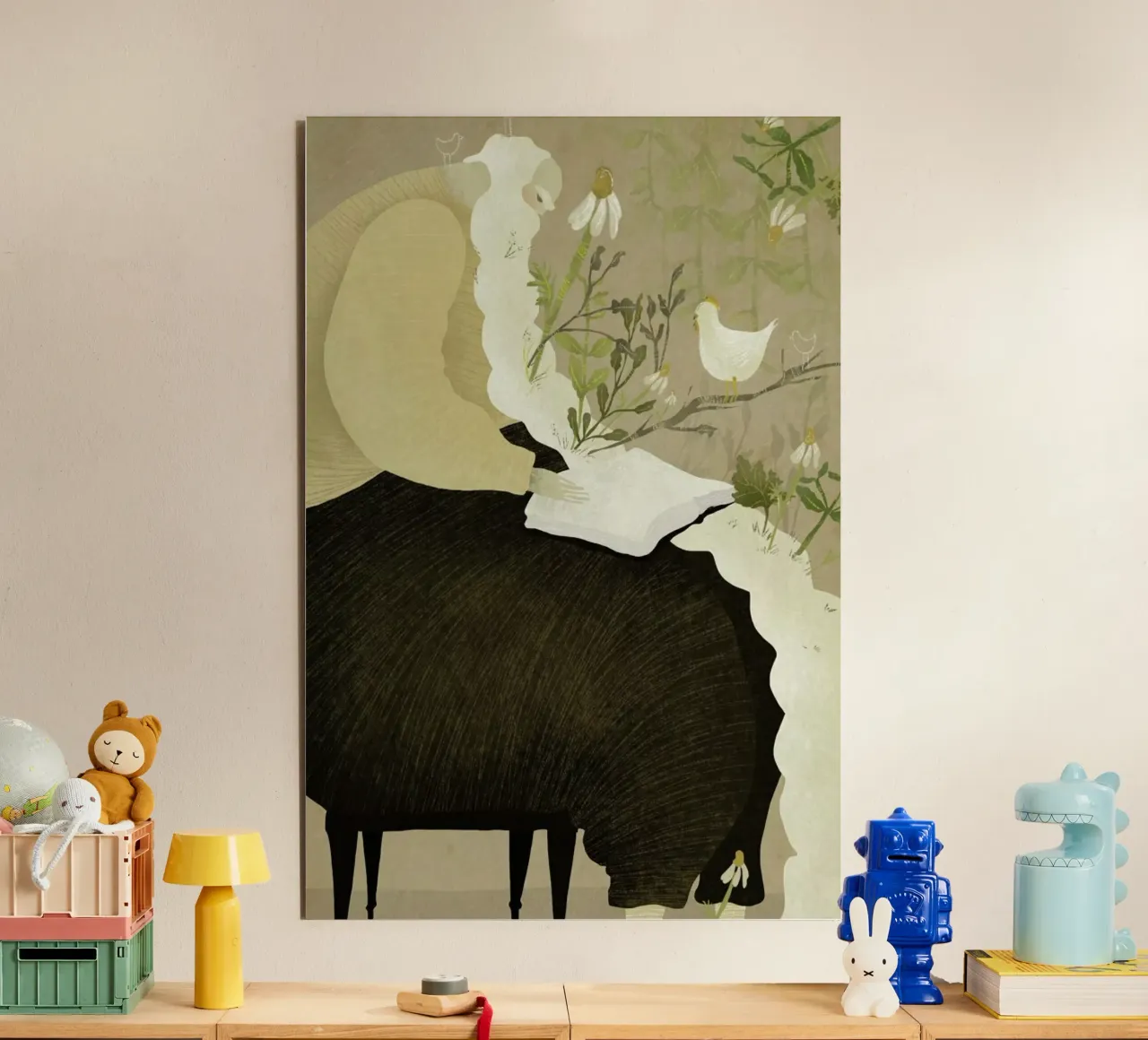 Man With Beard alluminio dibond da Amalia Restrepo