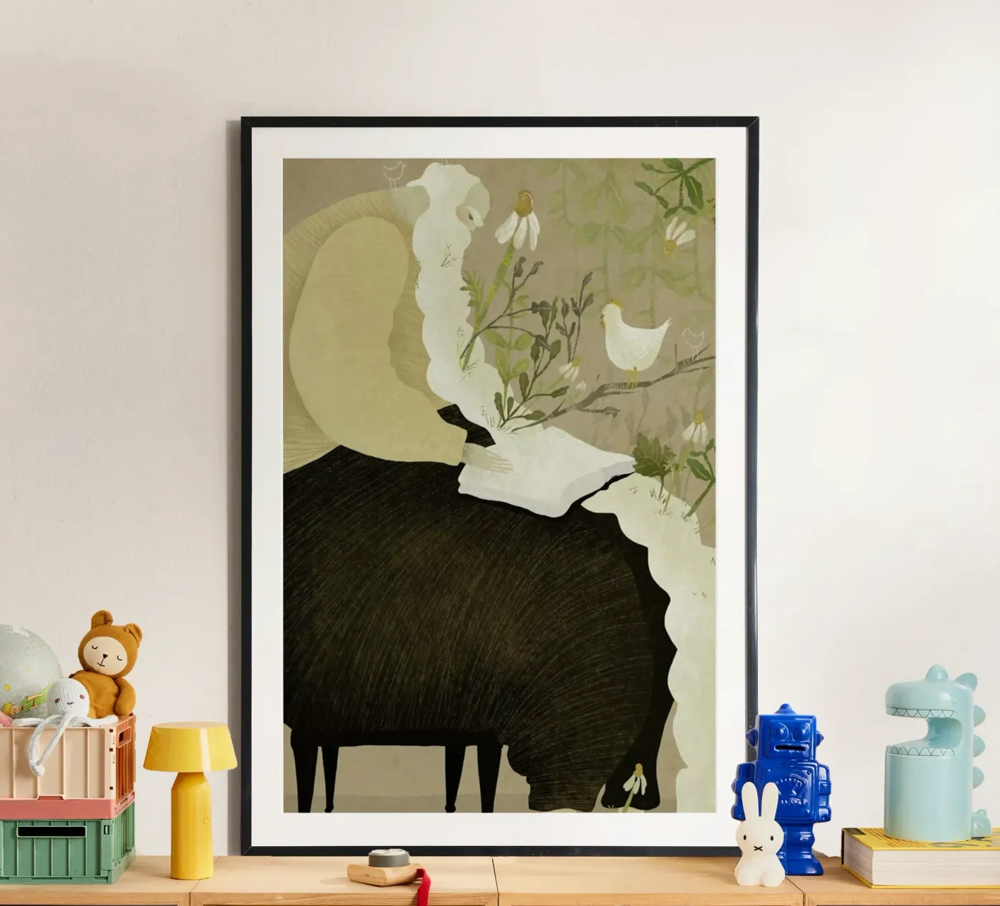 Man With Beard poster de Amalia Restrepo