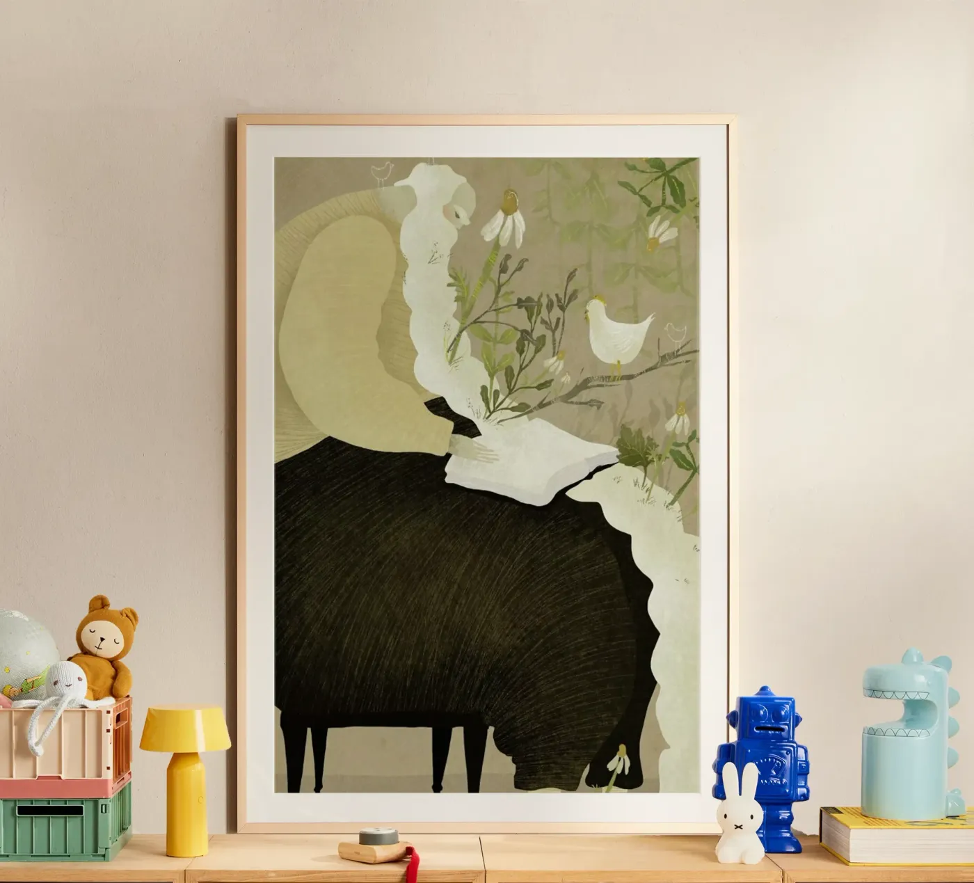 Man With Beard poster de Amalia Restrepo