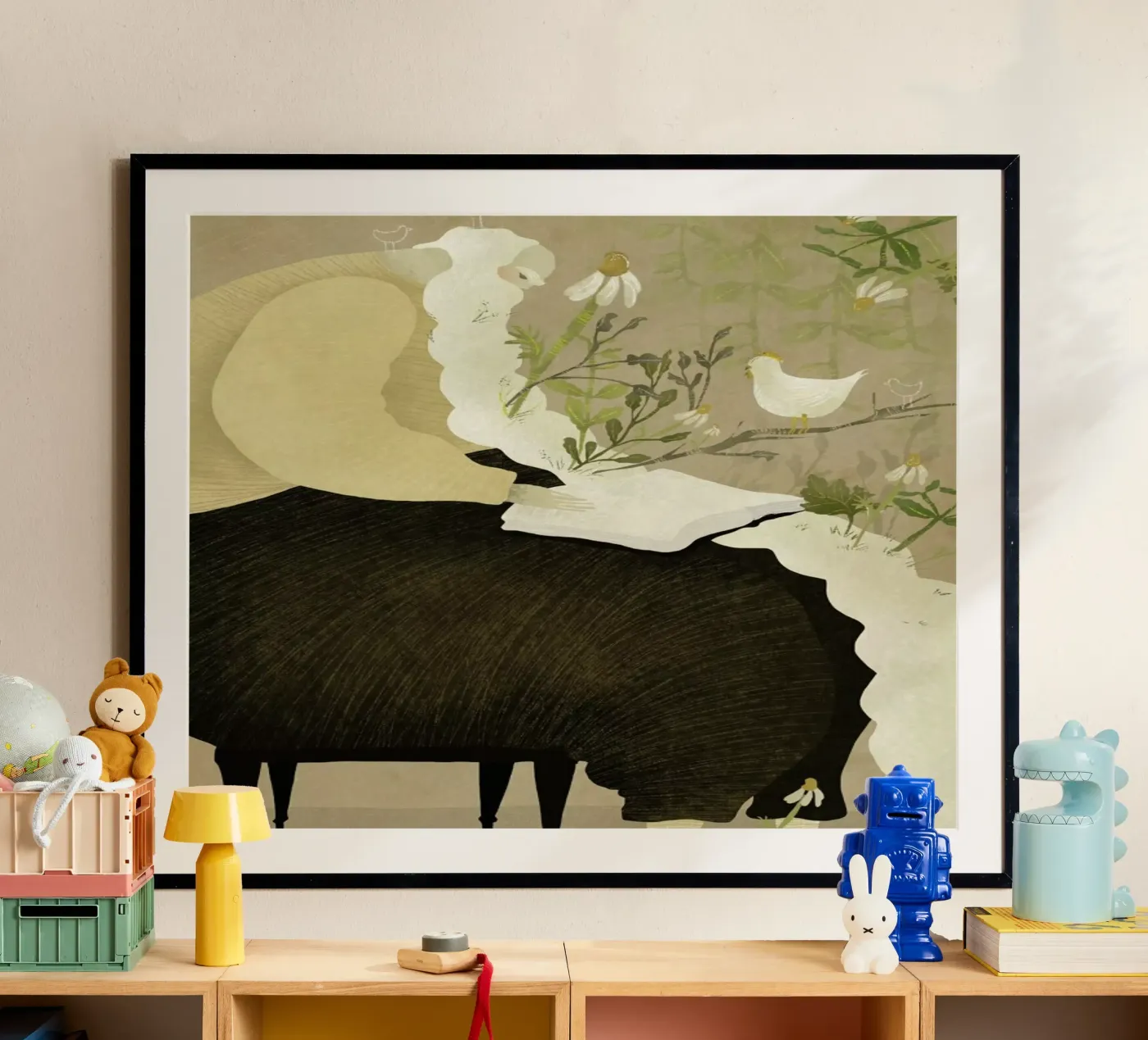 Man With Beard poster de Amalia Restrepo