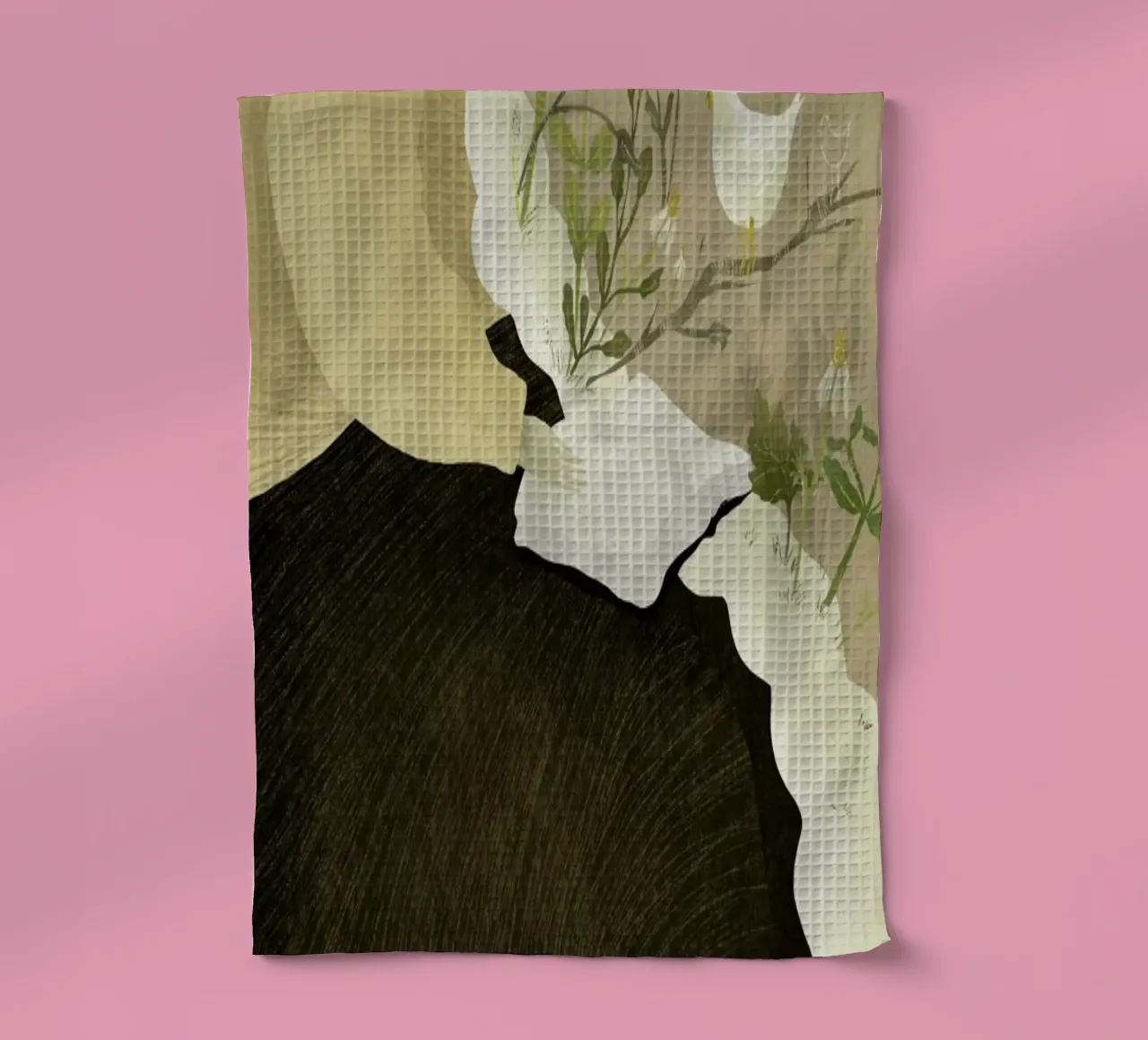 Man With Beard canovaccio da cucina da Amalia Restrepo