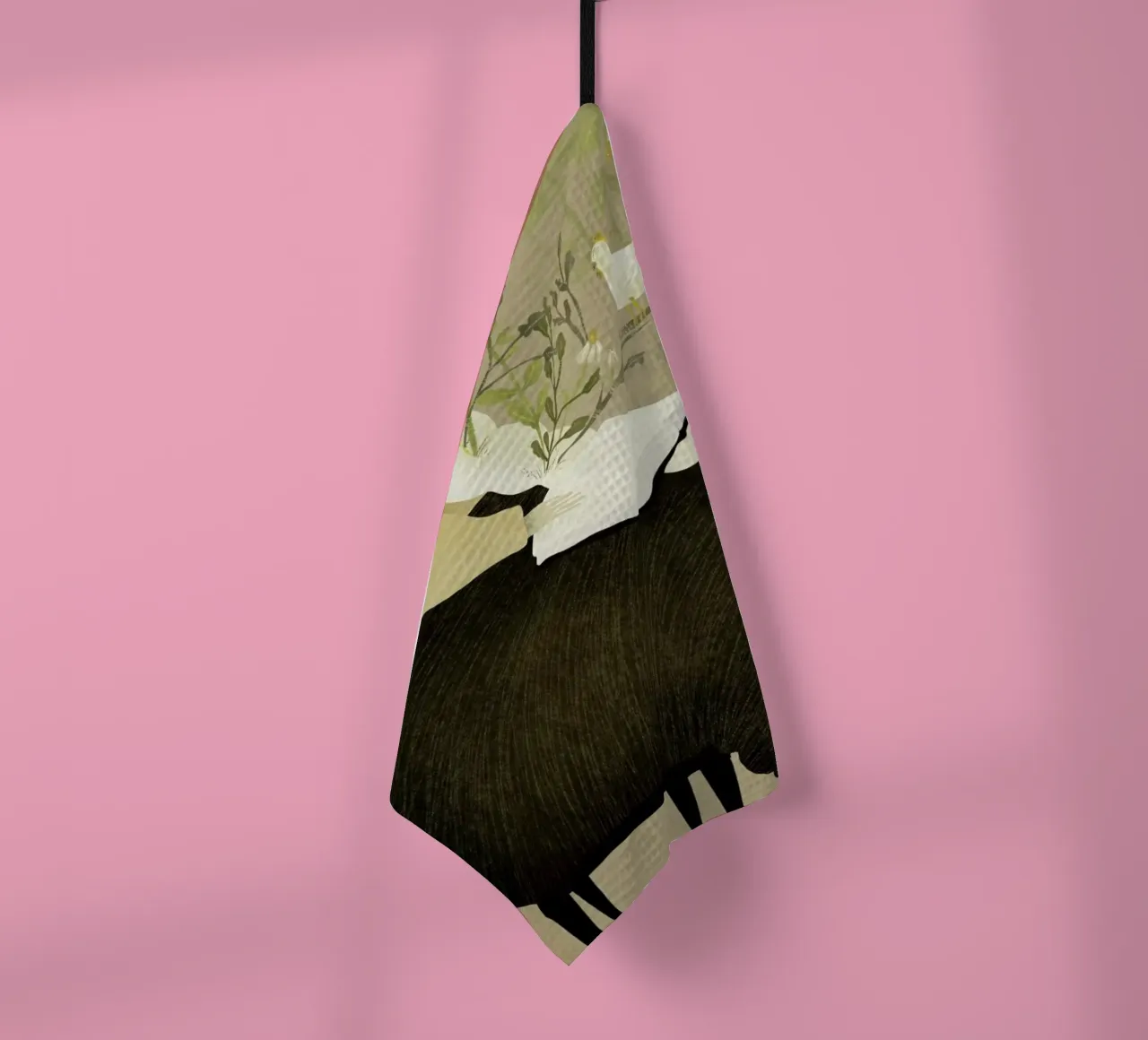 Man With Beard canovaccio da cucina da Amalia Restrepo