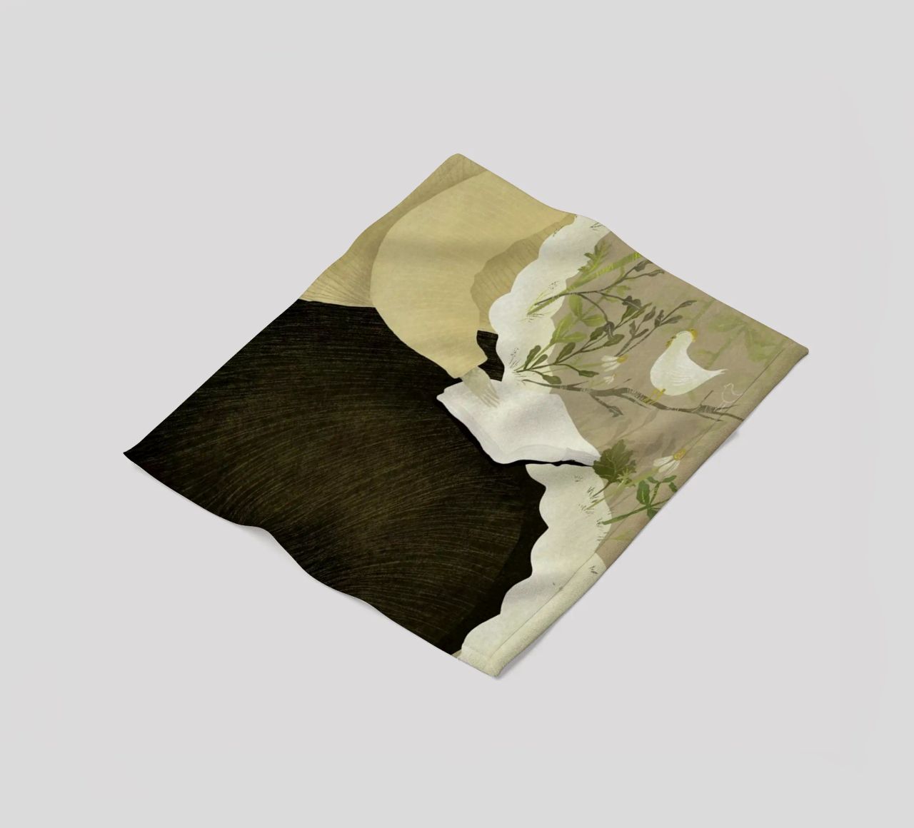 Man With Beard coperta in pile da Amalia Restrepo