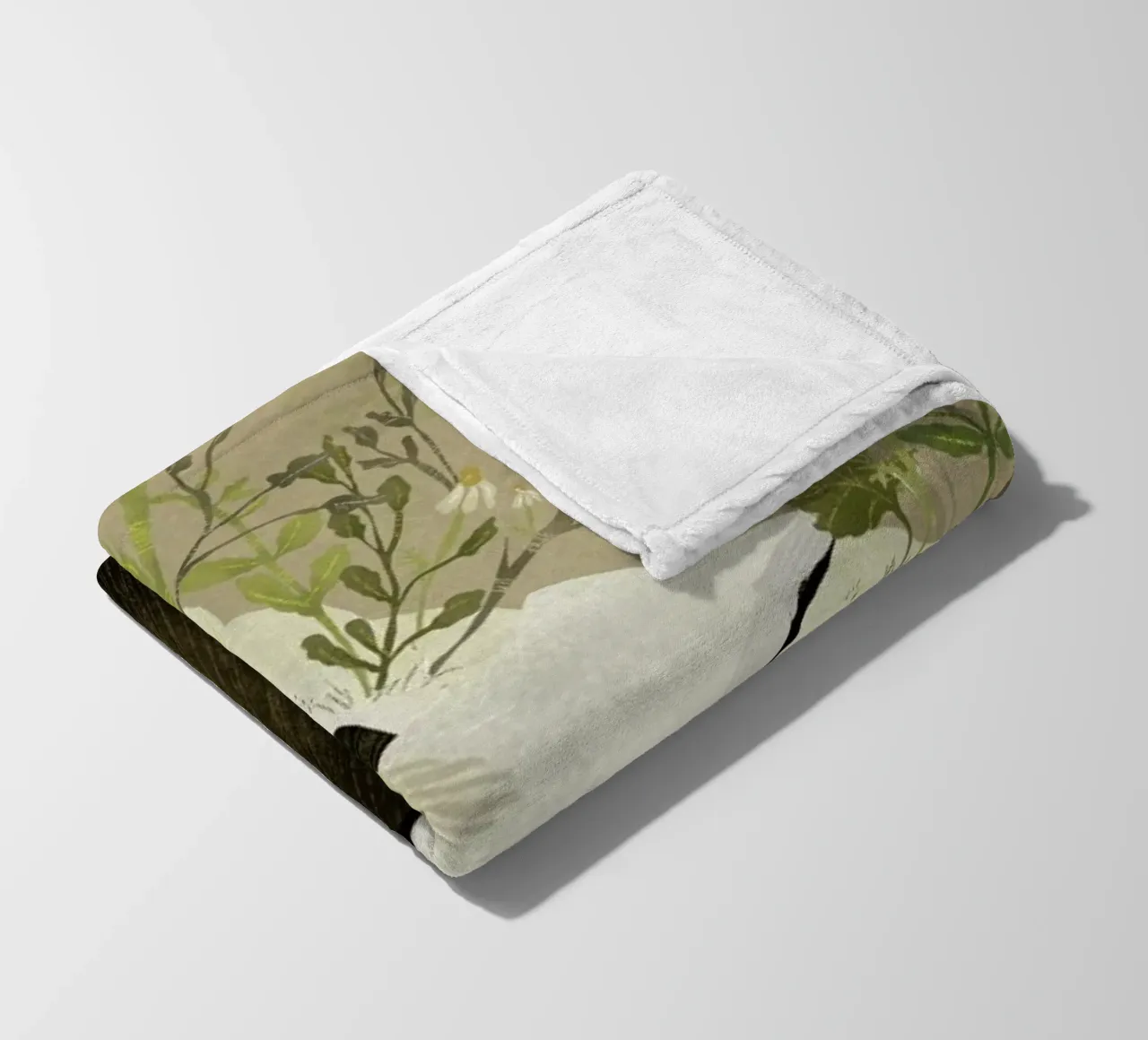 Man With Beard coperta in pile da Amalia Restrepo