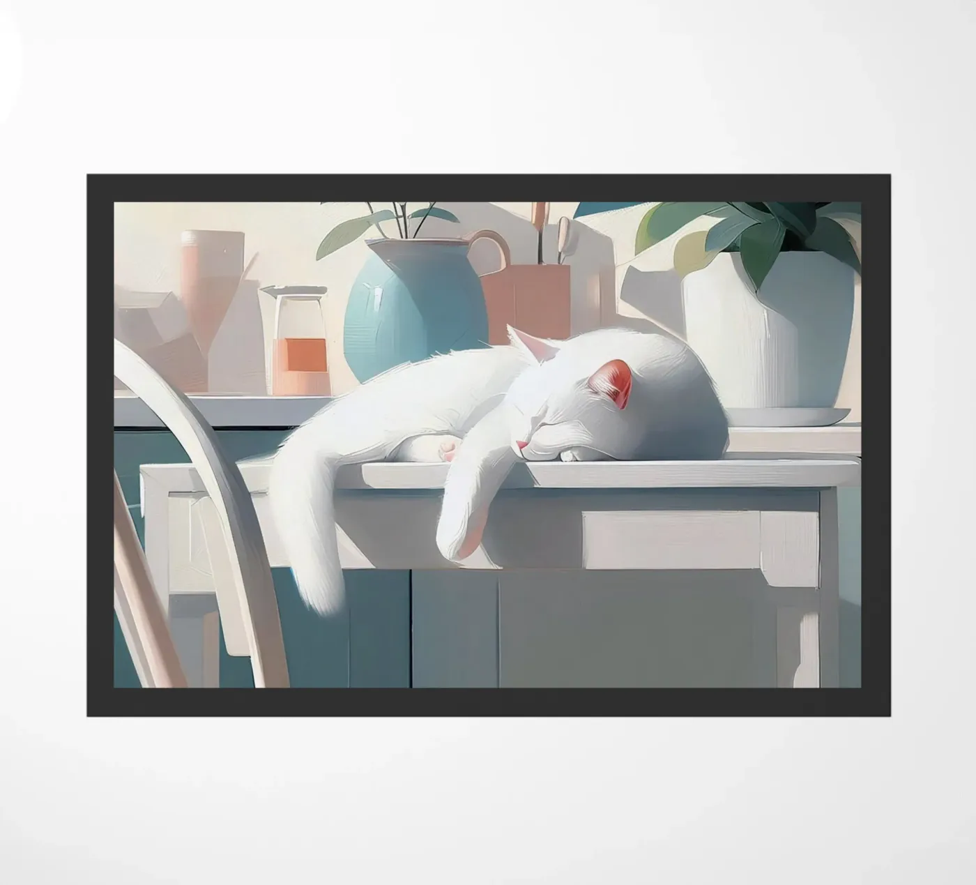 Sleeping cat zerbino da Digital Naive