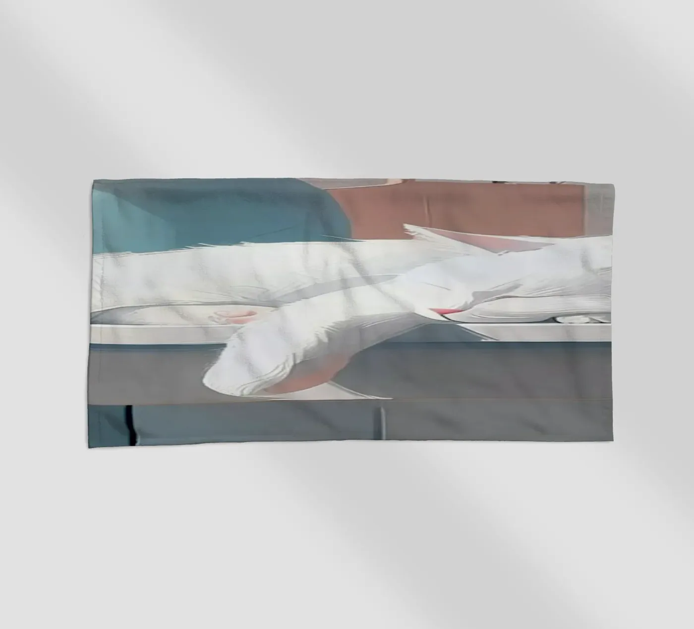 Sleeping cat telo mare da Digital Naive