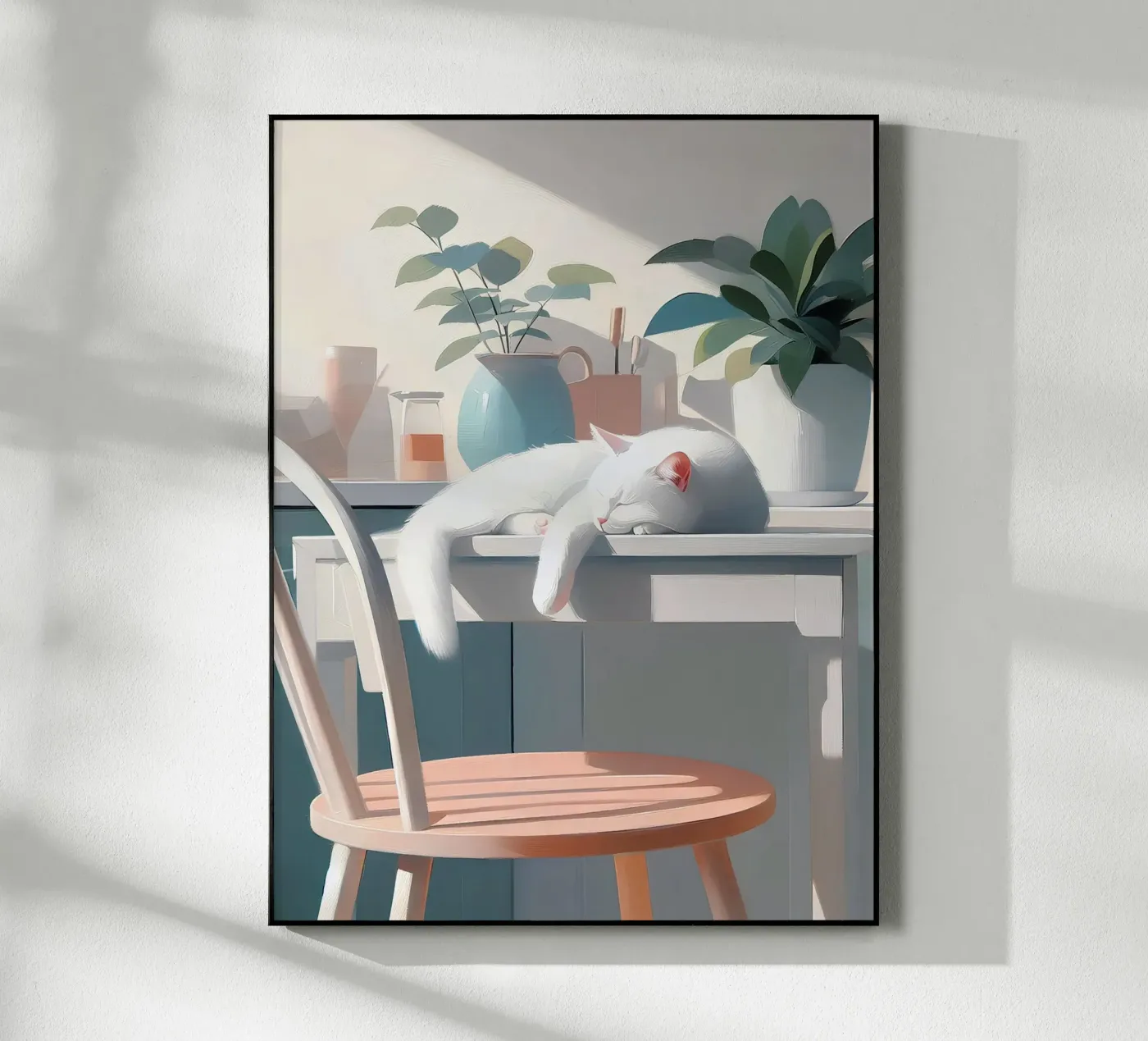 Sleeping cat plexiglass da Digital Naive