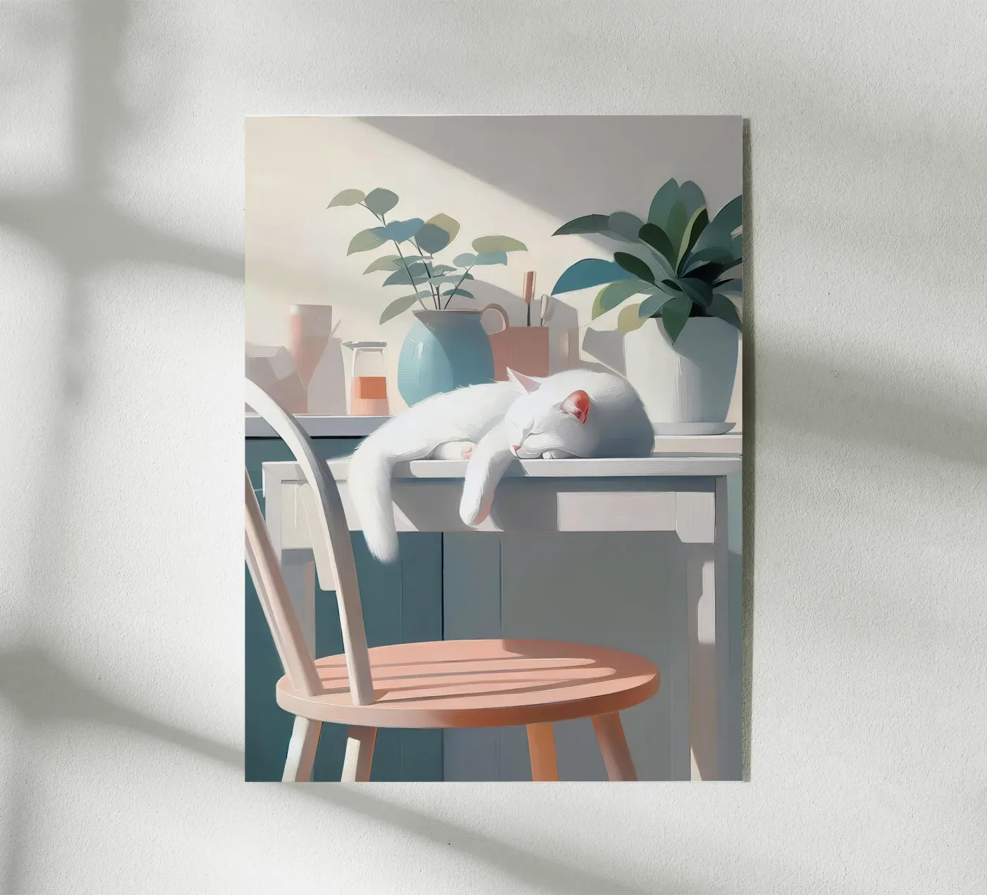 Sleeping cat plexiglass da Digital Naive