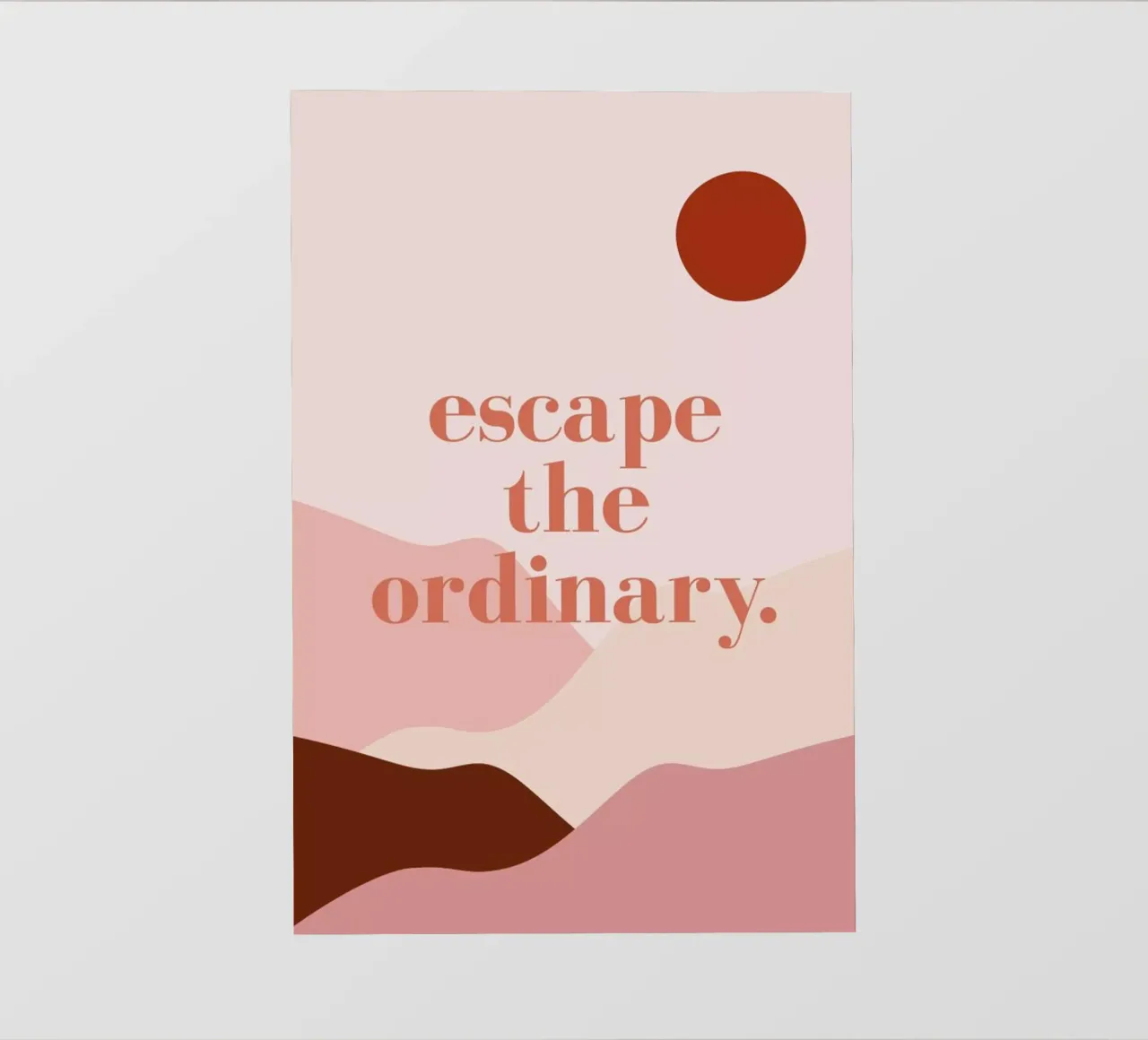 Escape the Ordinary telo in pvc da daylight design studio