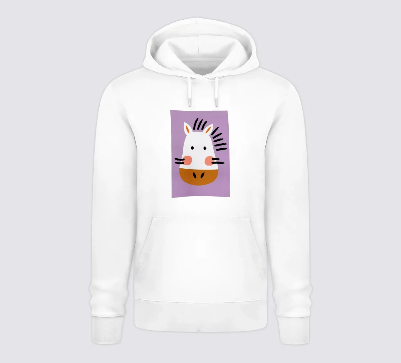 Ziggy the Zebra Hoodie von Little Flourishes
