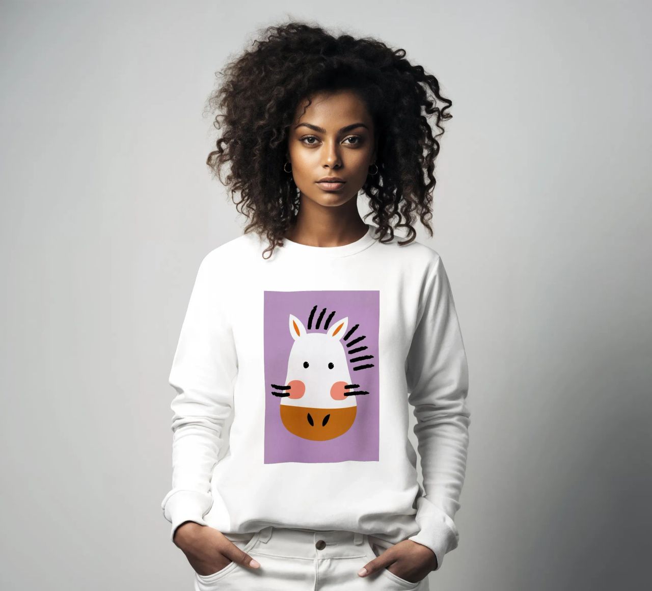 Ziggy the Zebra sweat de Little Flourishes