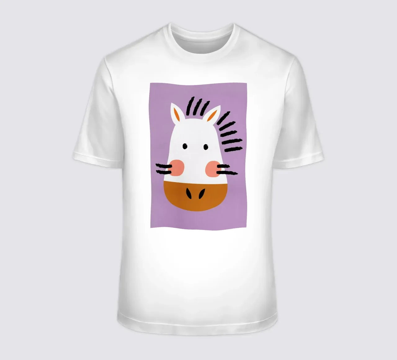 Ziggy the Zebra t-shirt by Little Flourishes